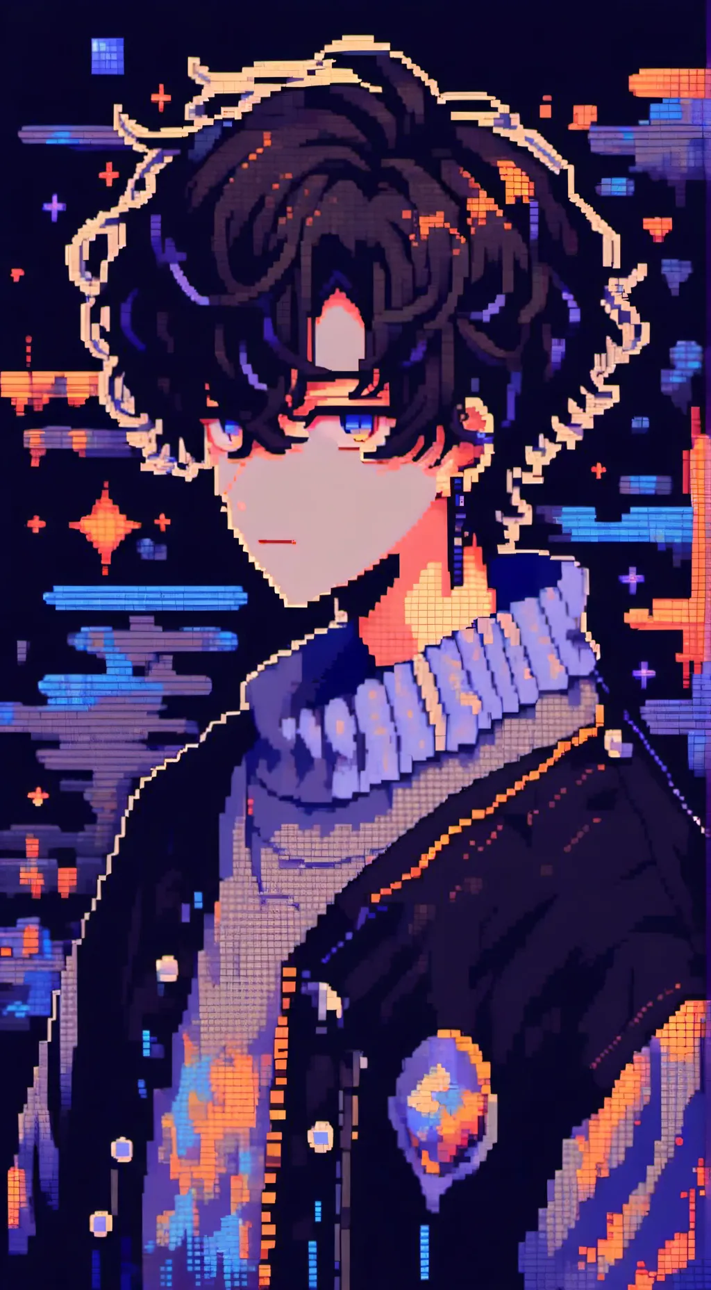 ai character: Silver  background