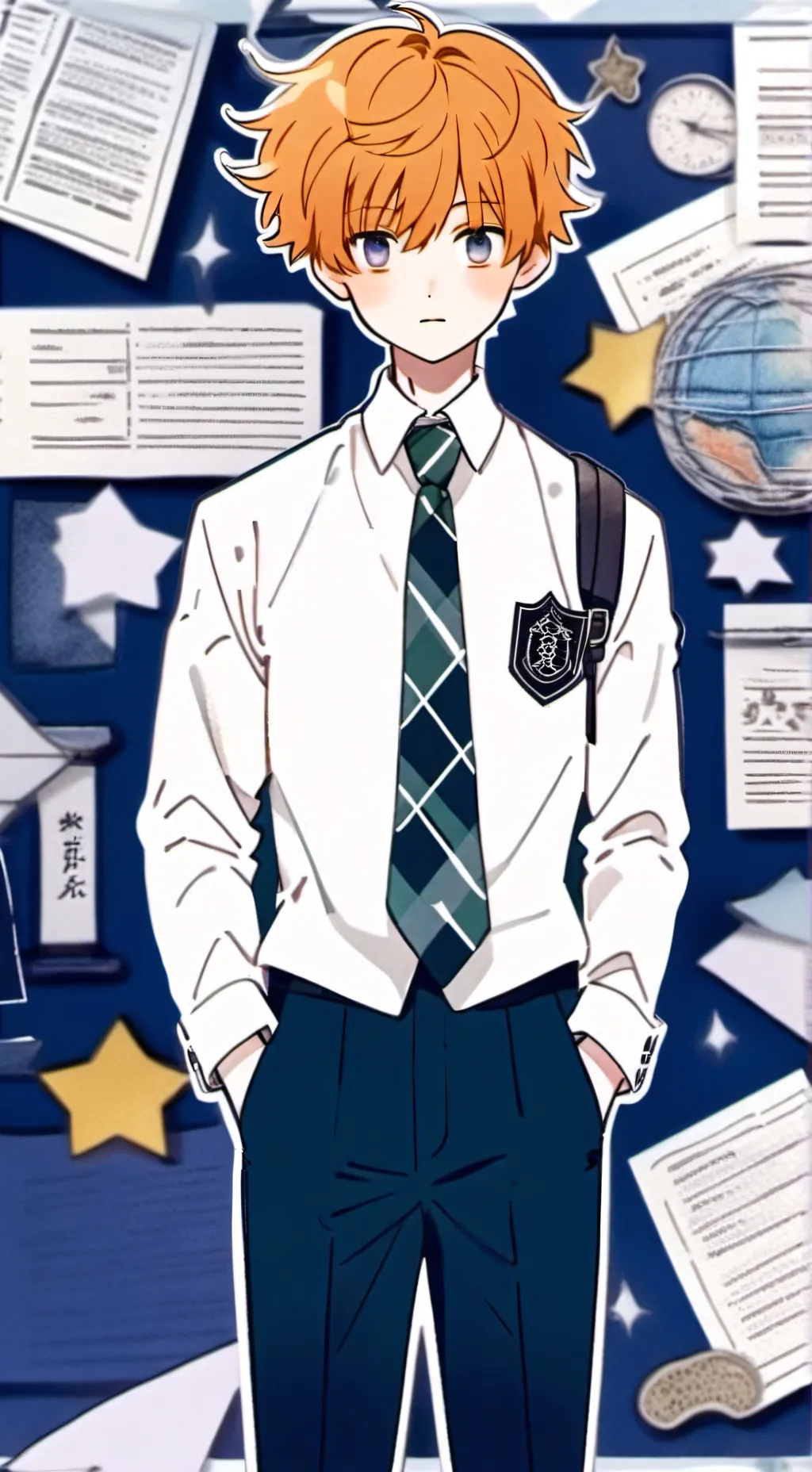 ai character: zane class mayor background