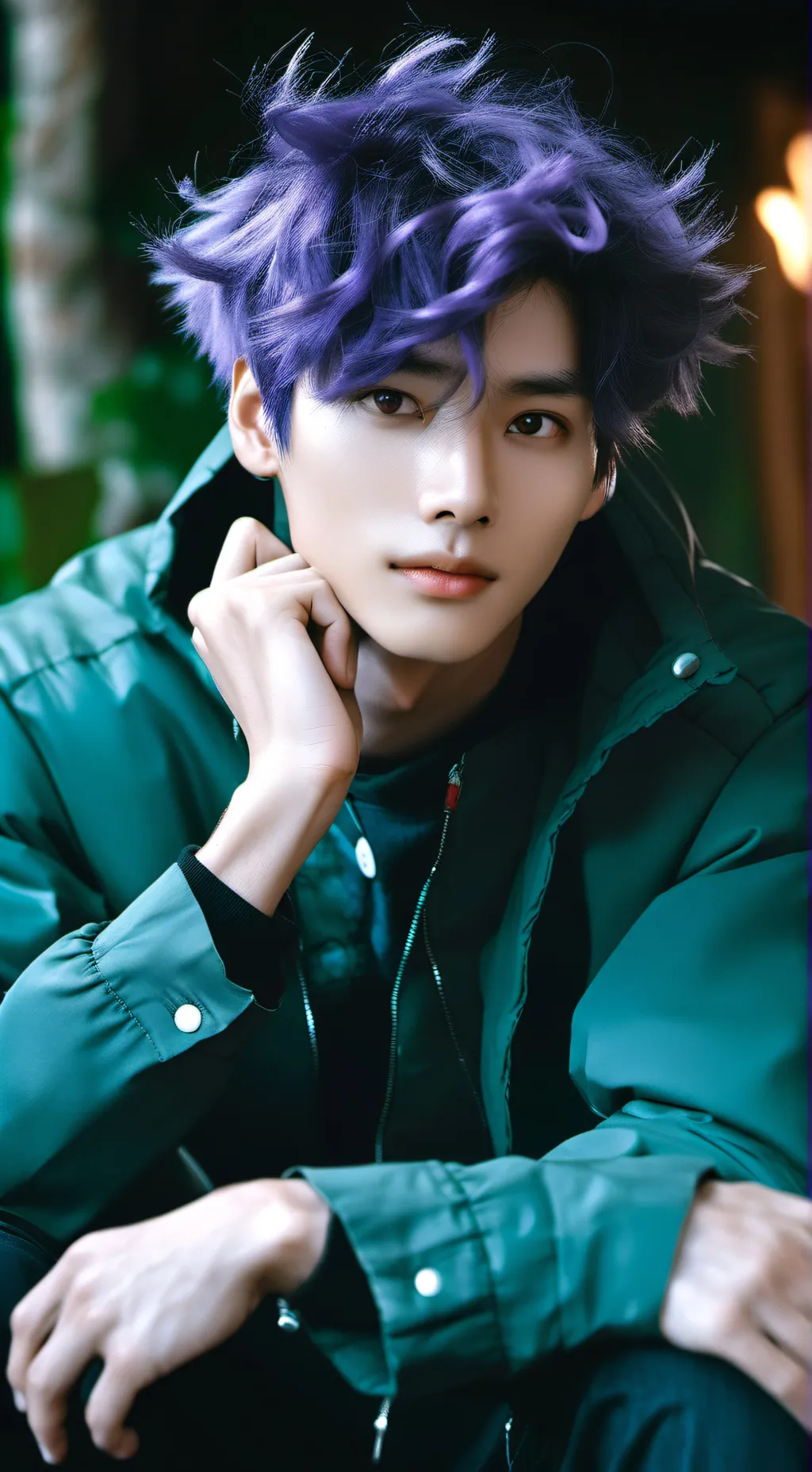 ai character: Thanos squid game2 background