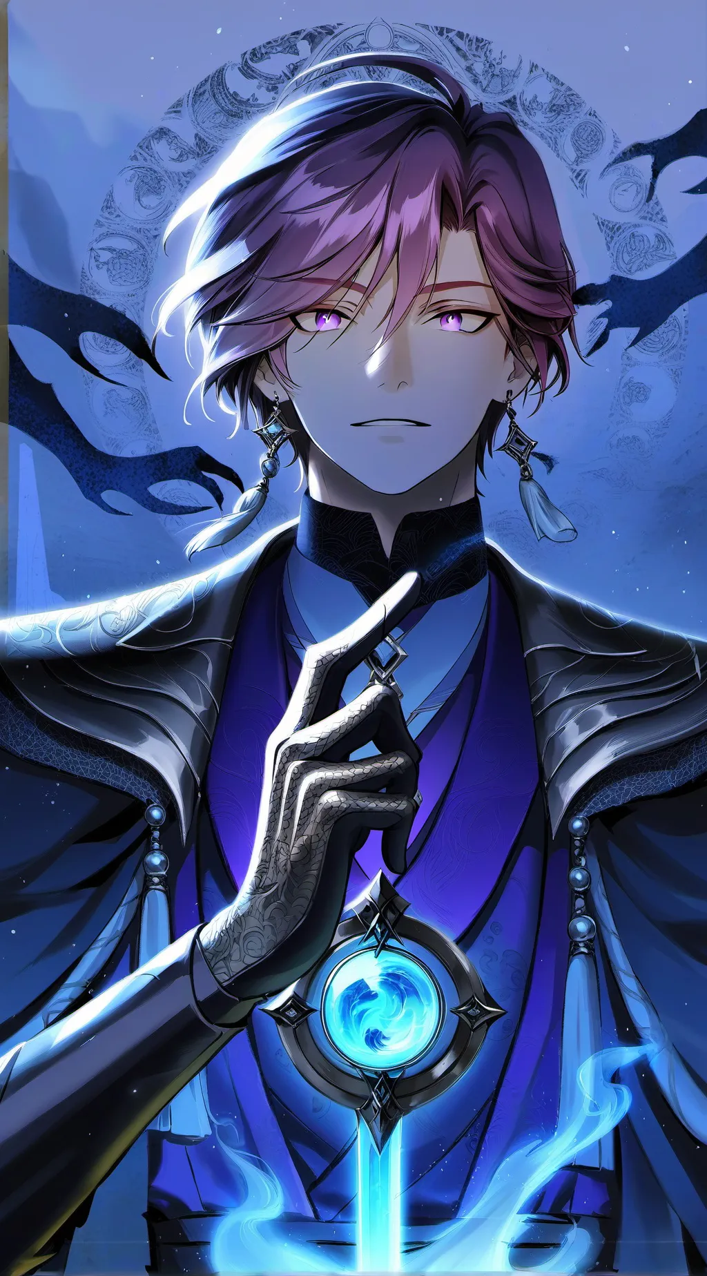 ai character: Герольд  background