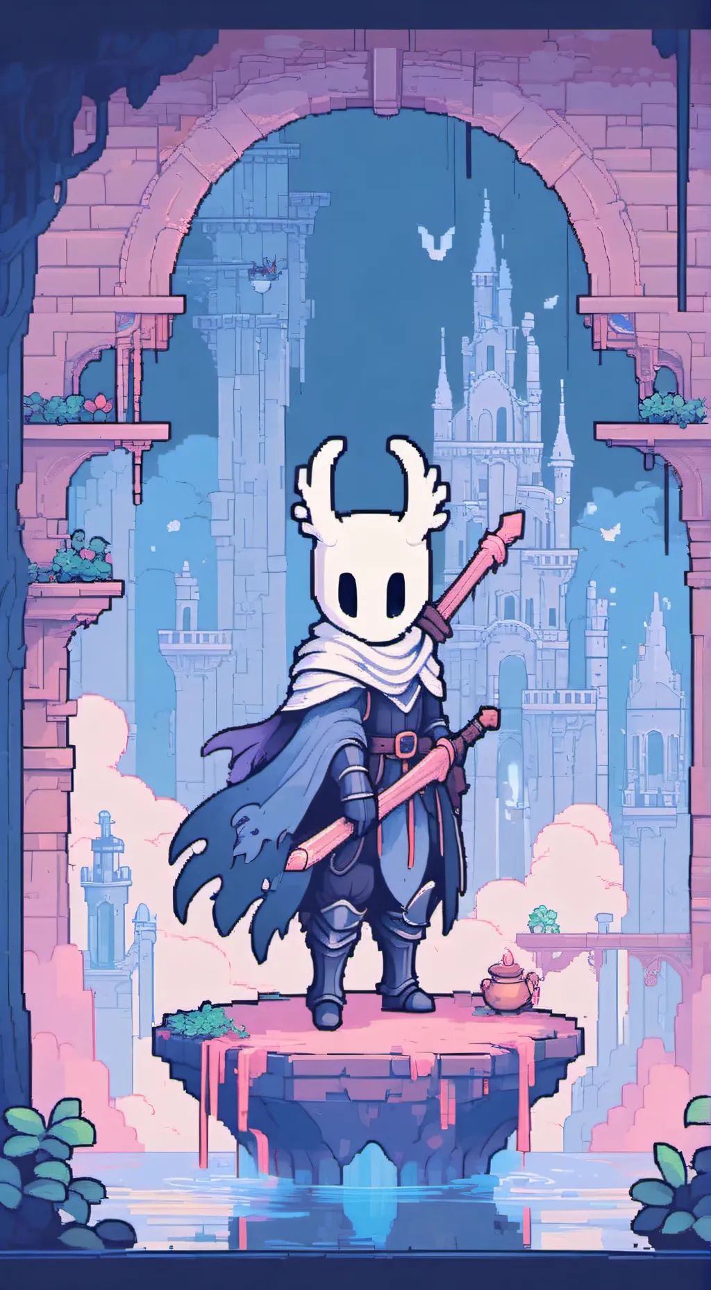 ai character: hollow knight background