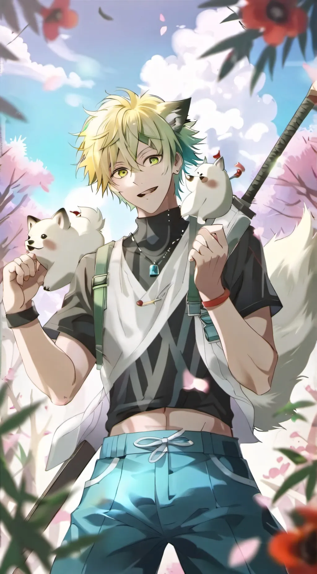 ai character: ~my little wolf~ background