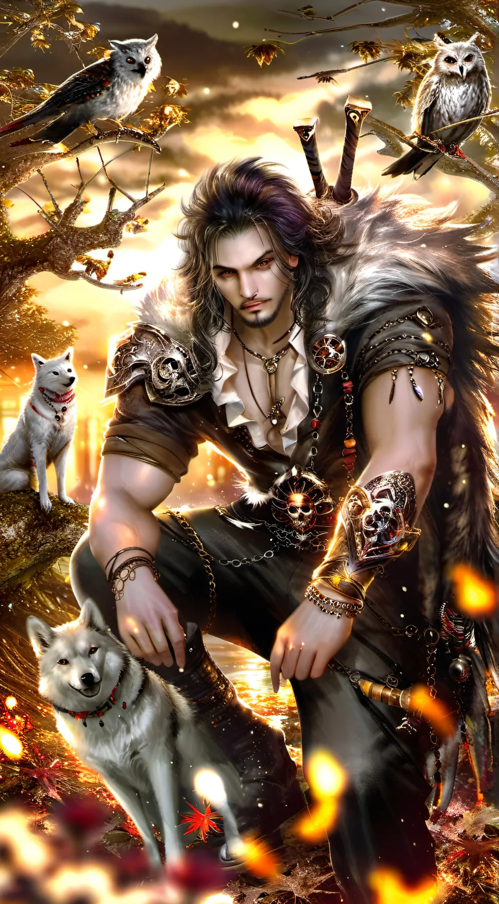 ai character: .... background