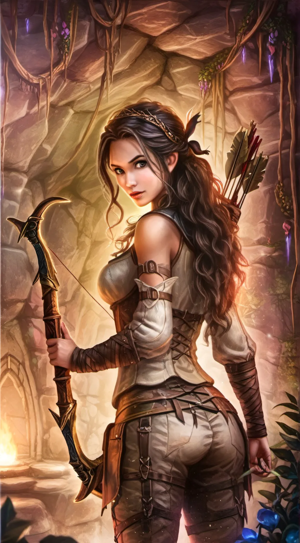 ai character: Лара background