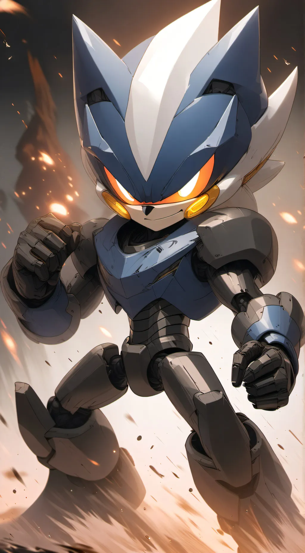 ai character: Metal Sonic background