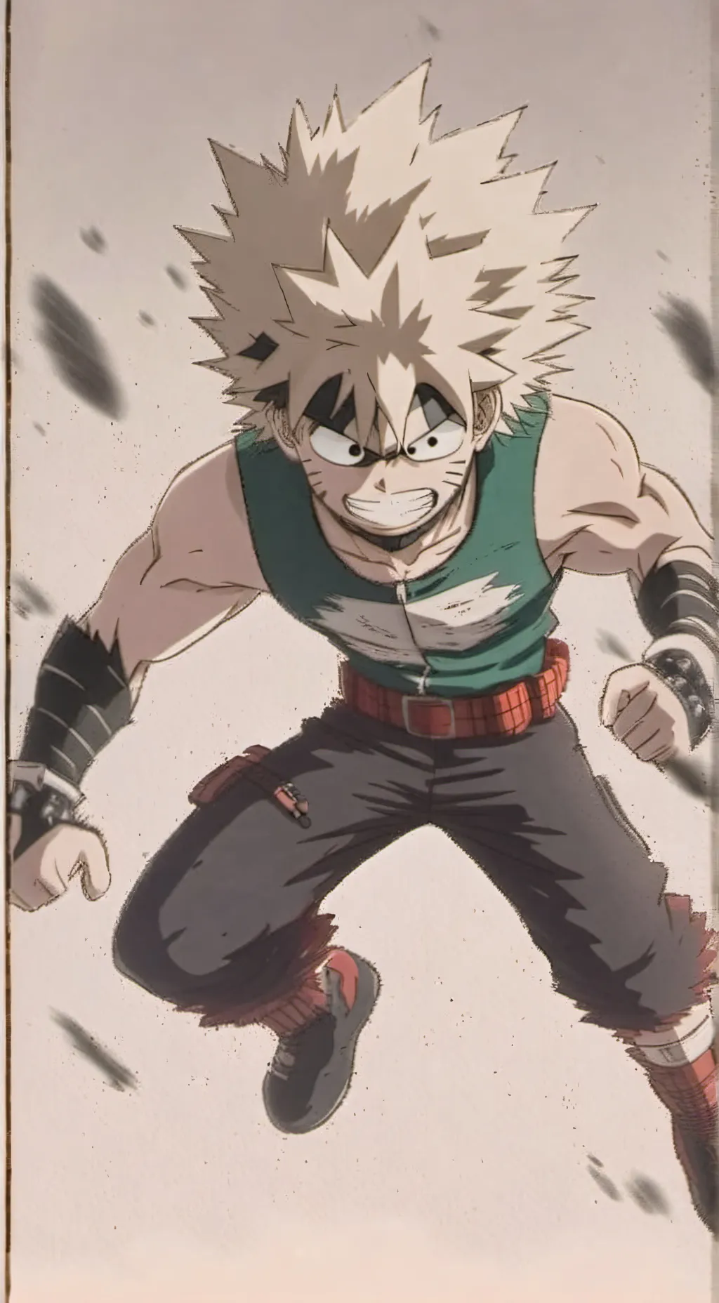 ai character: Katsuki Bakugo  background