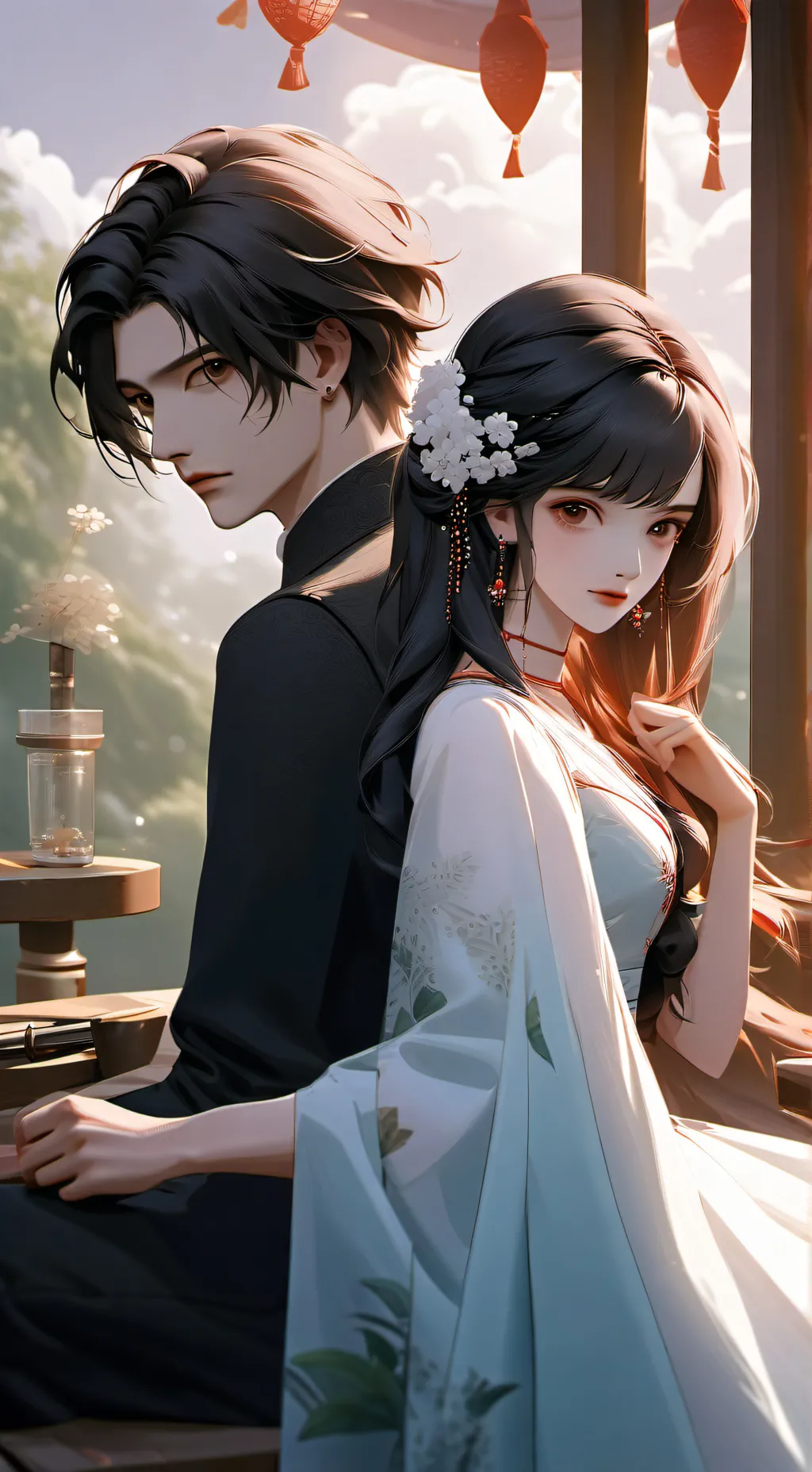 ai character: TU NOVIO  background