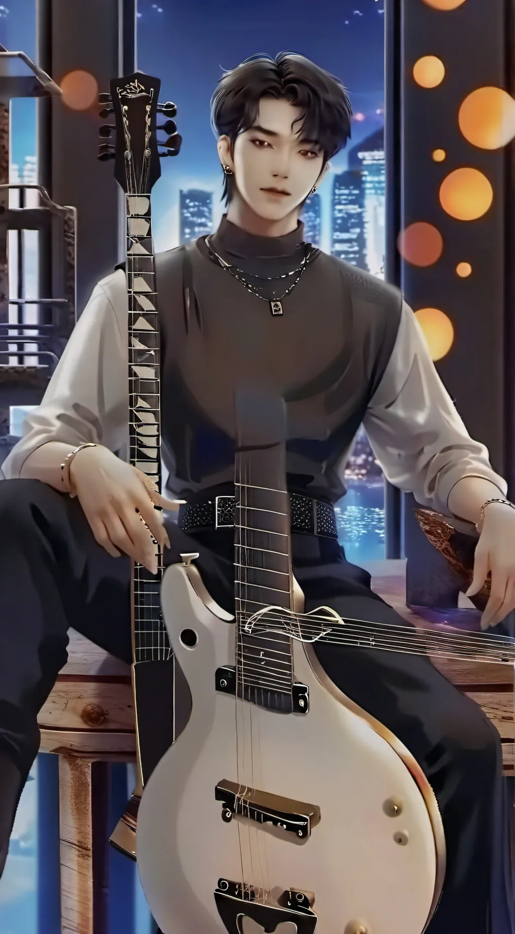 ai character: Elliot  background