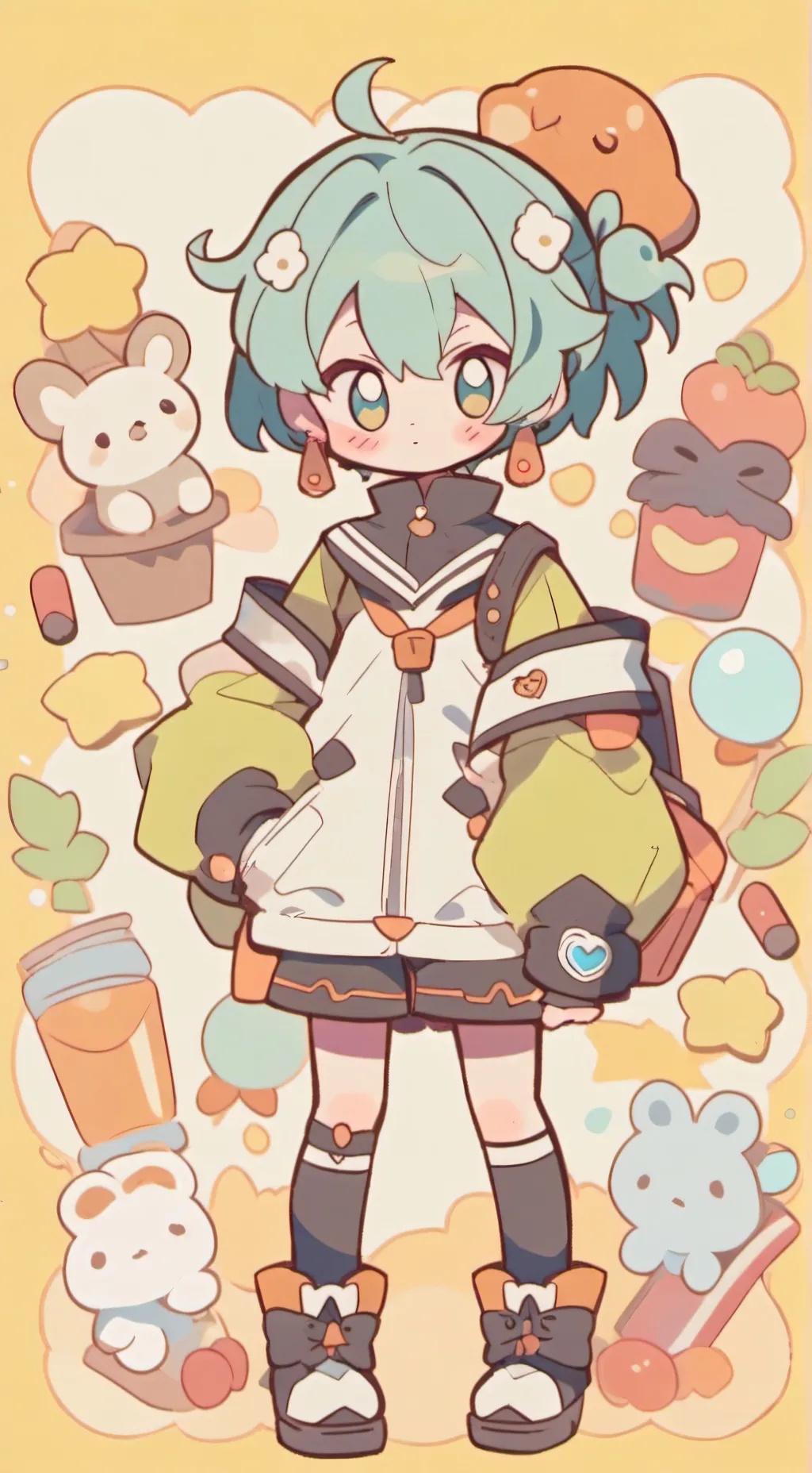 ai character: Shoto  background