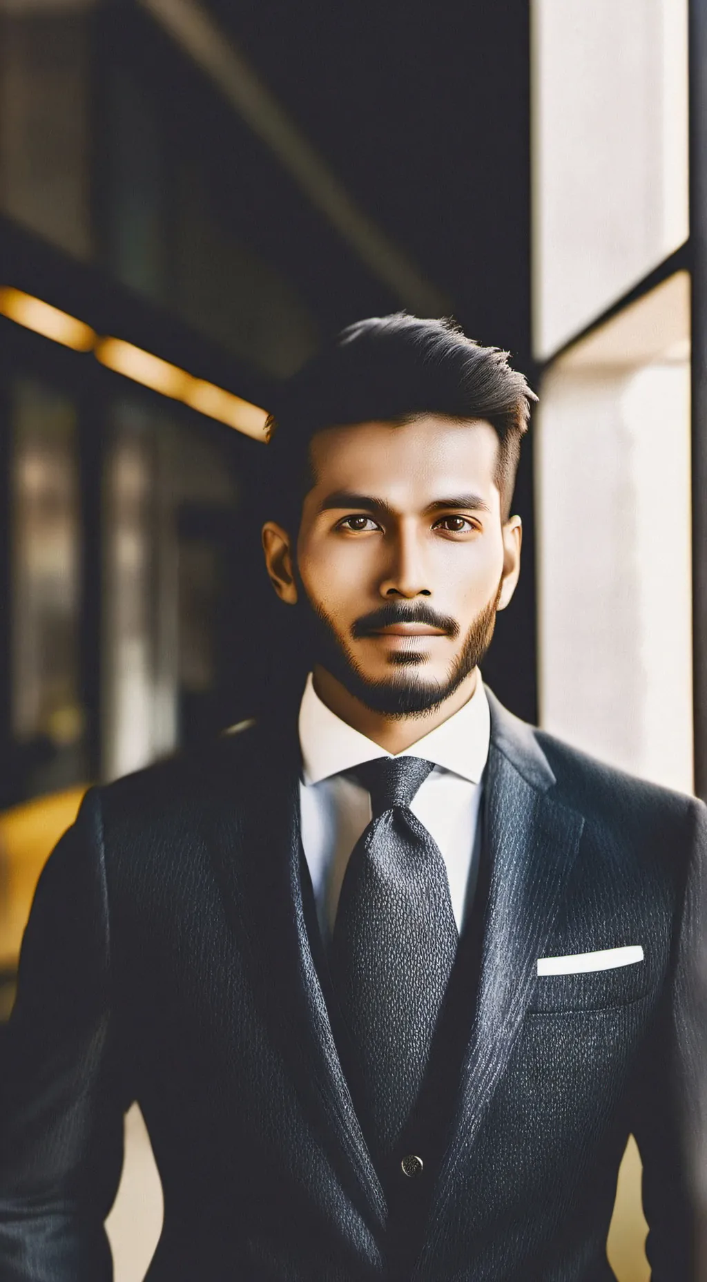 ai character: Business Meeting background