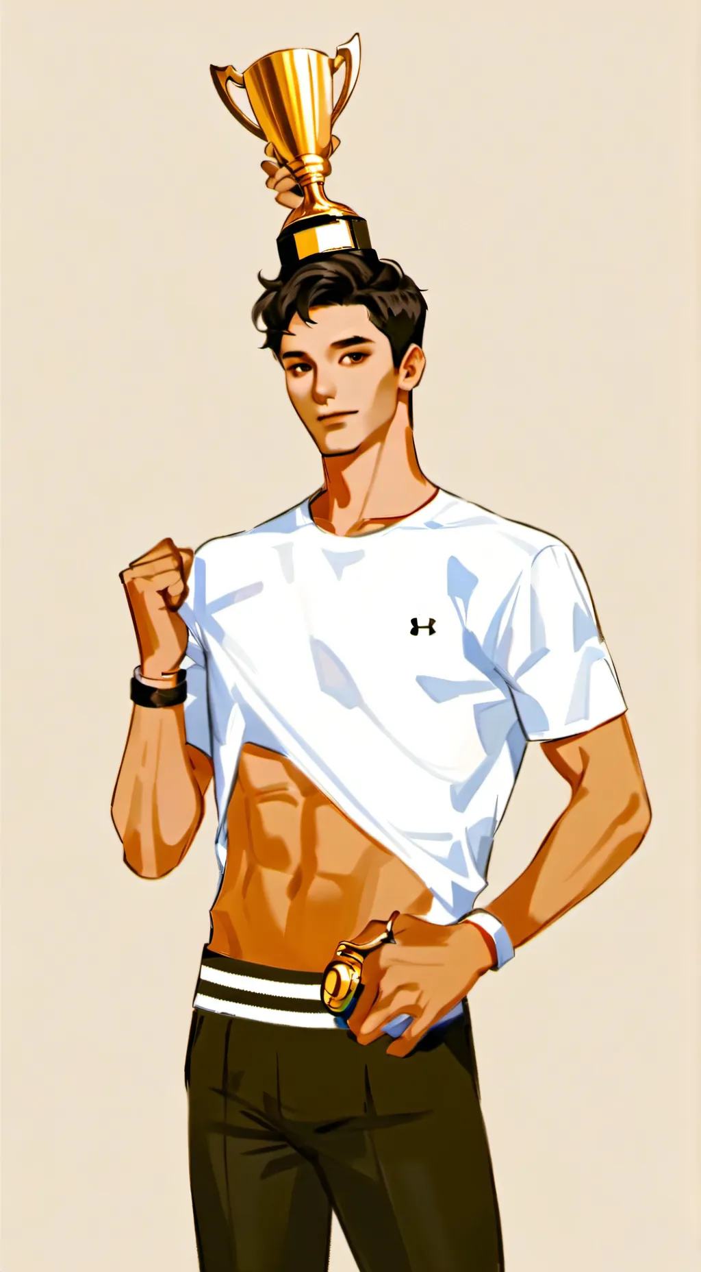 ai character: Trophy! background