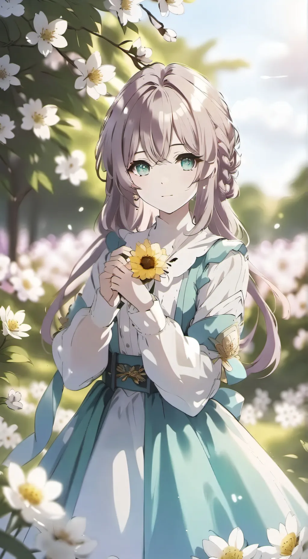 ai character: Akami komichi background