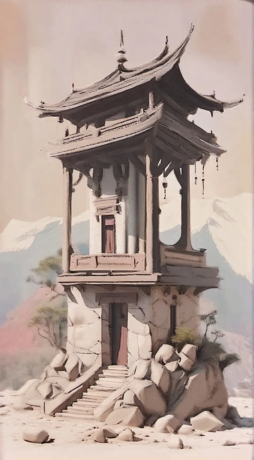 ai character: Komi San  background