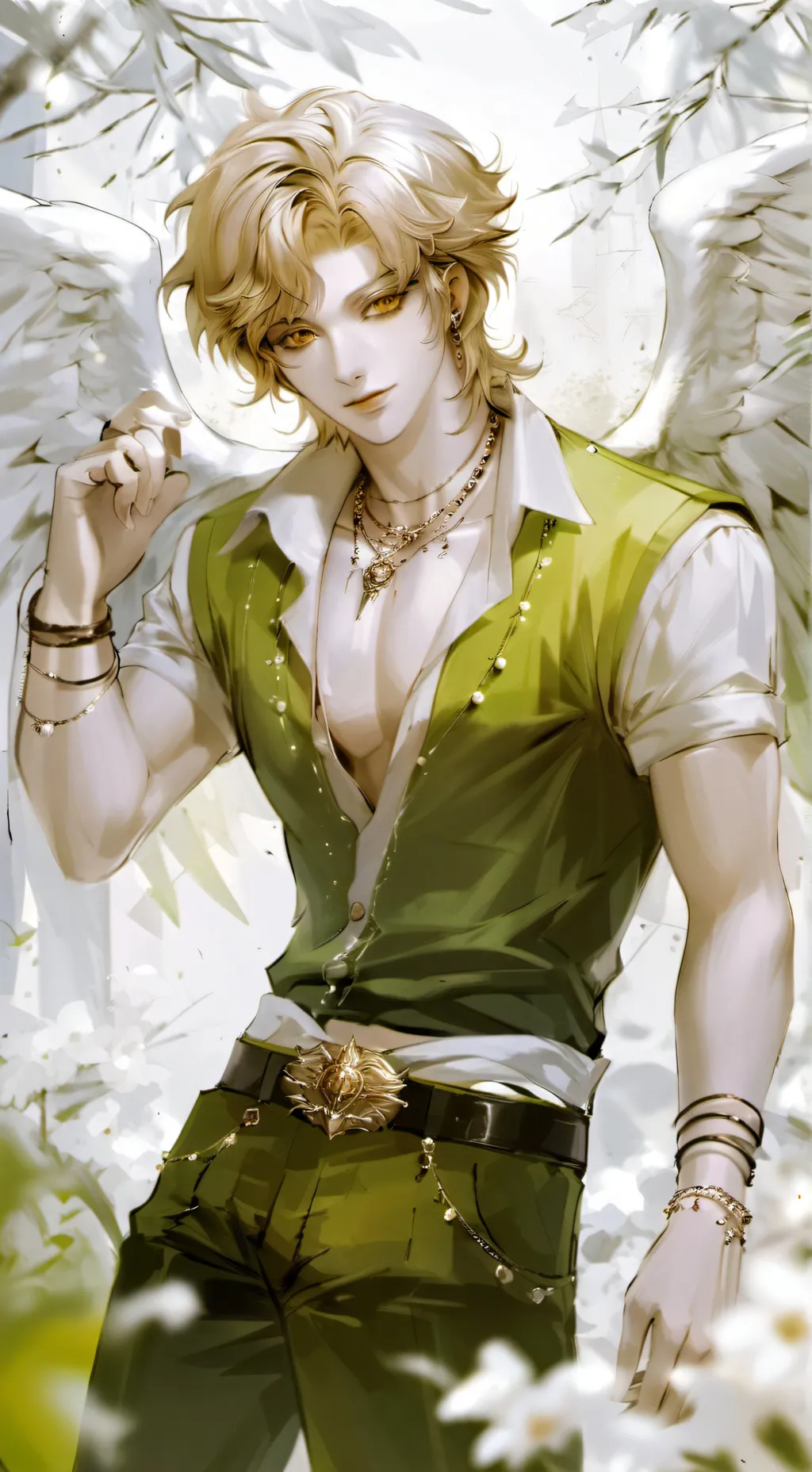 ai character: Deon  background