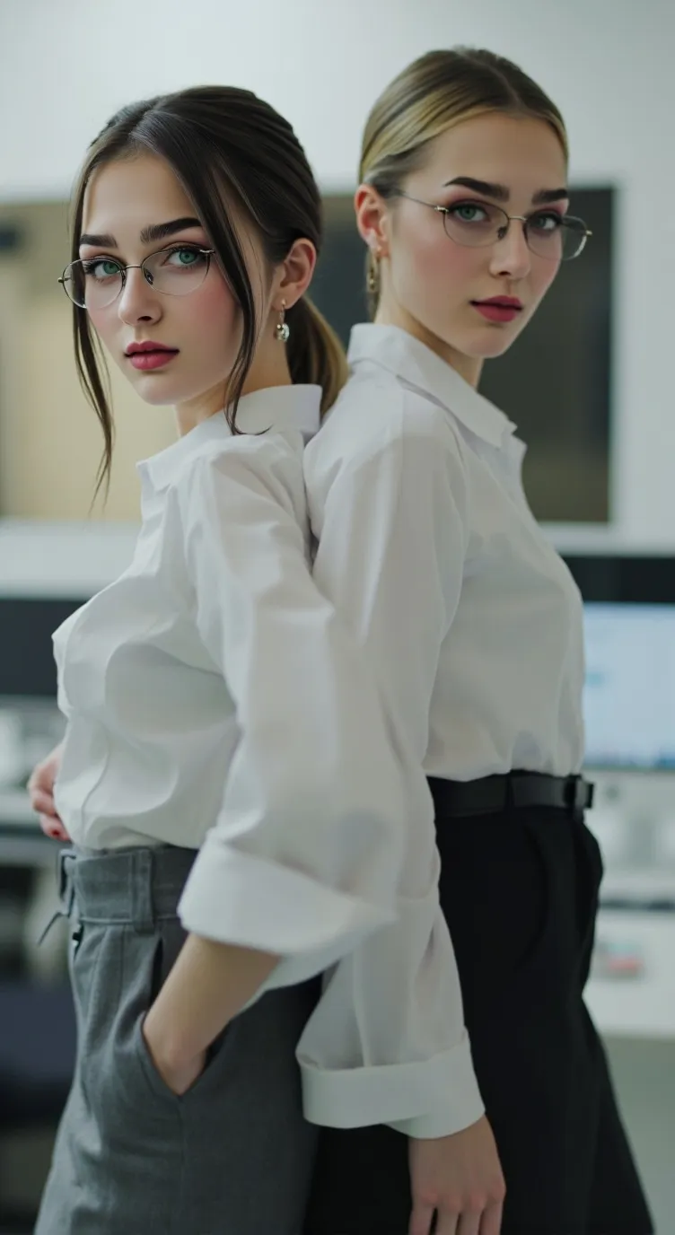 ai character: Christy and Alexis background