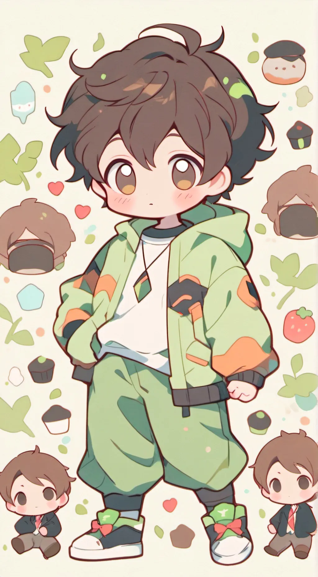 ai character: “Jacob”🤎💚 background