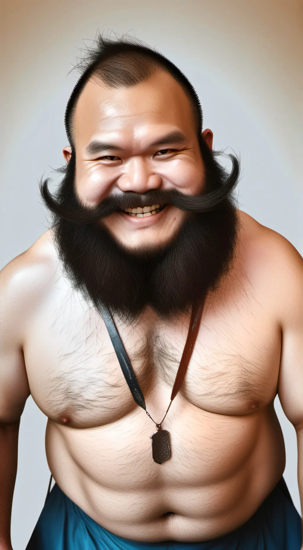 ai character: fat guy background