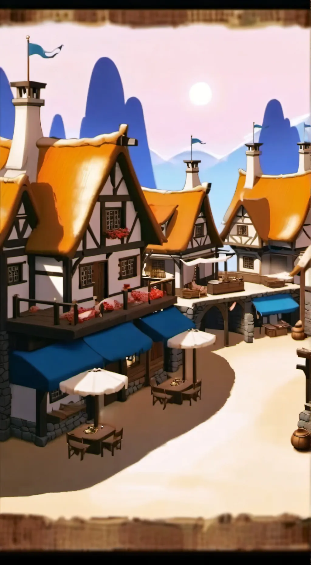 ai character: Magic World Bygone background