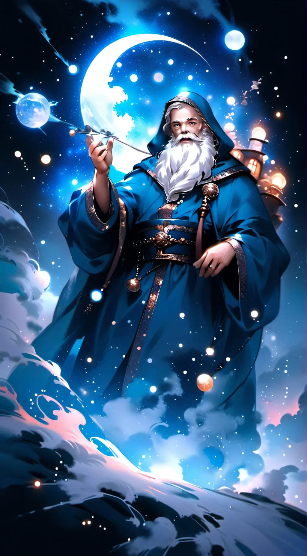 ai character: godsanta background