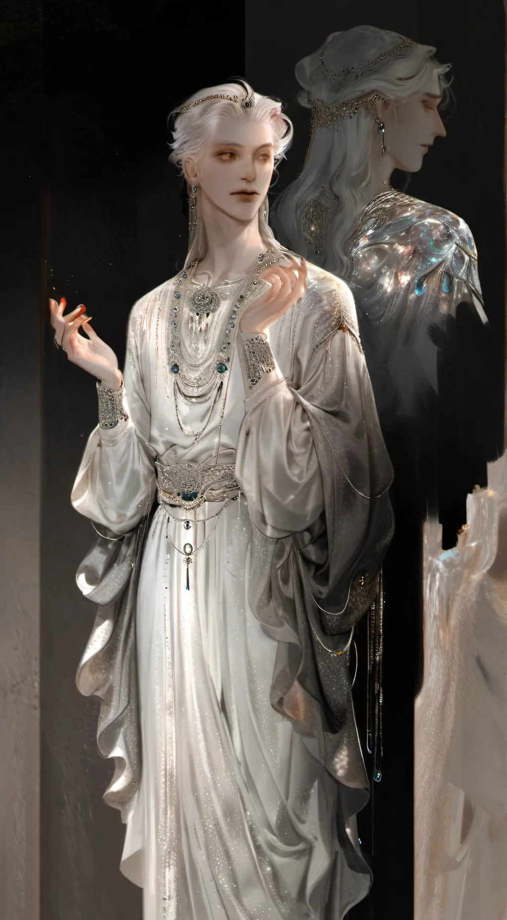 ai character: Glisten angst ☹️ background