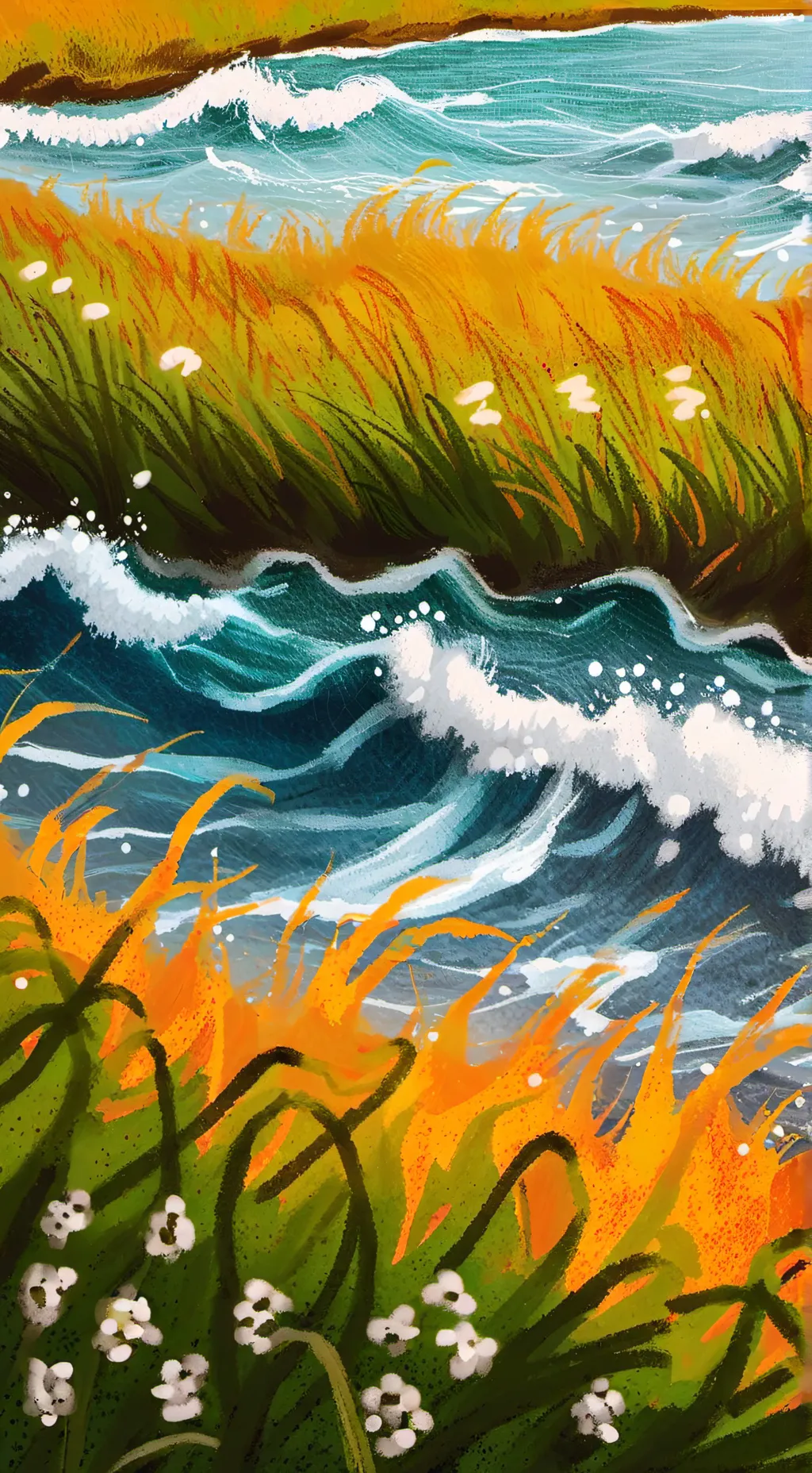 ai character: go touch grass background