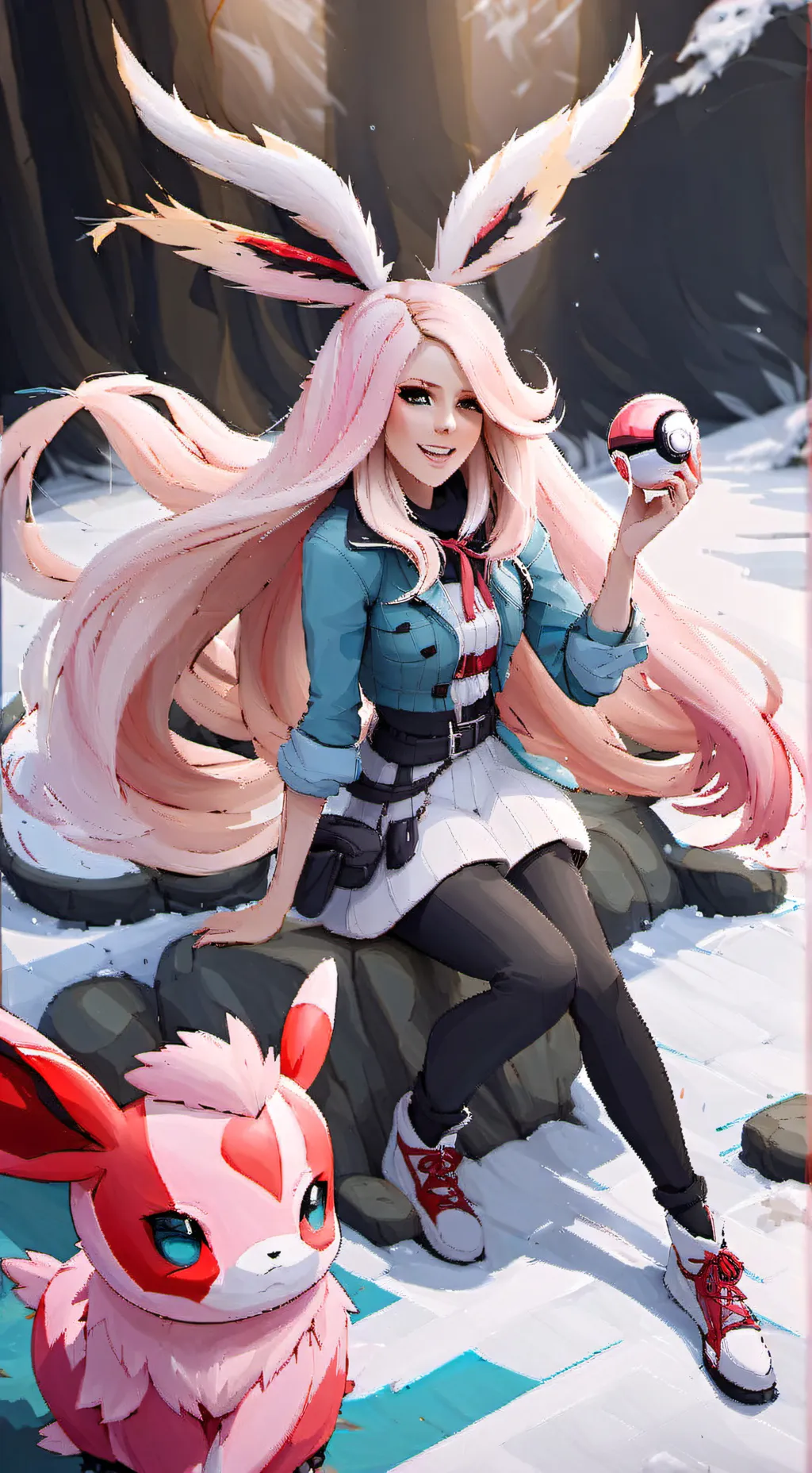 ai character: Avril lavigne  background