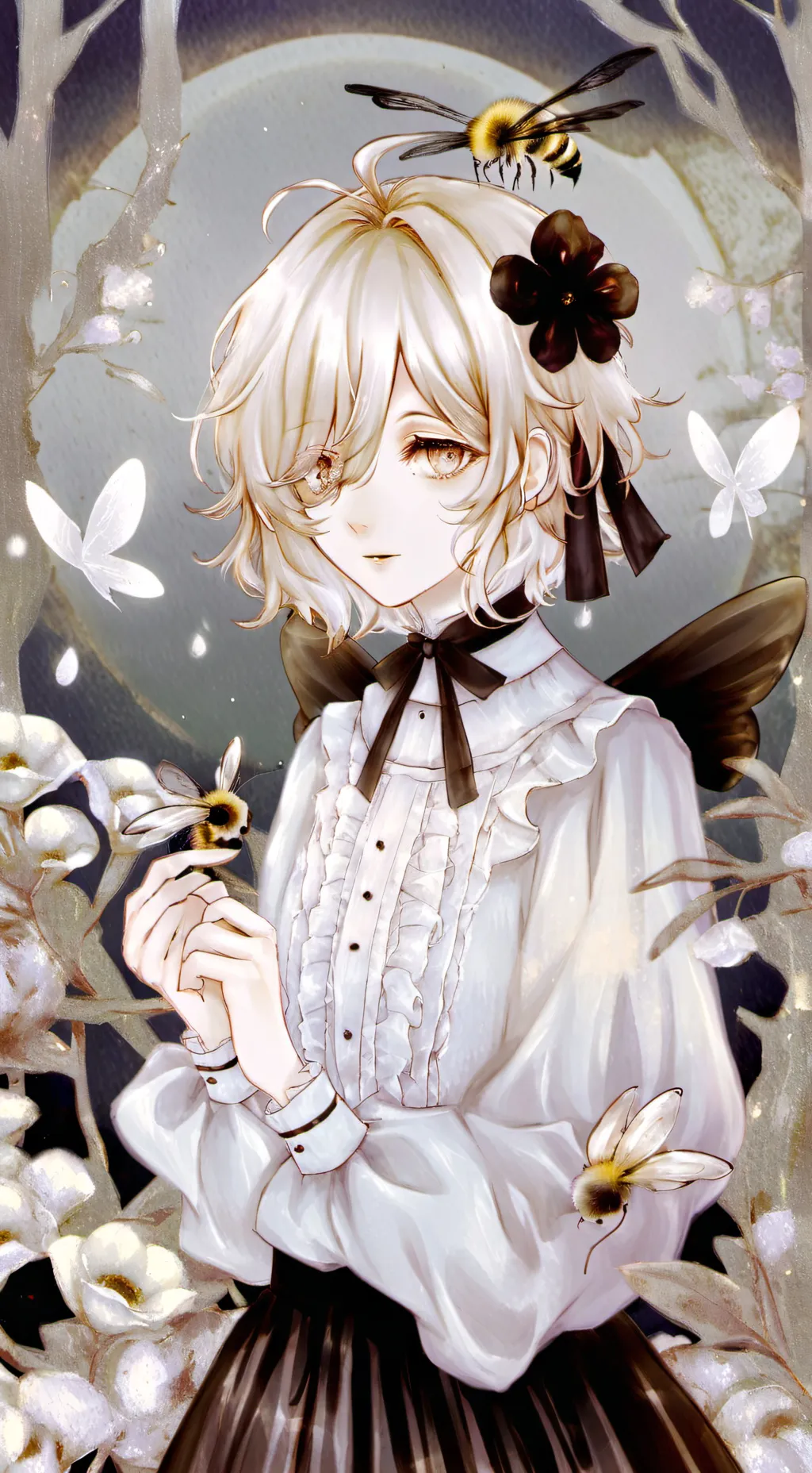 ai character: chica abeja background