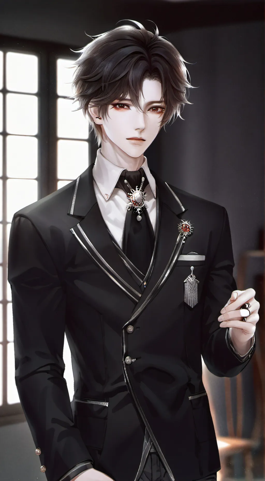 ai character: sander  background