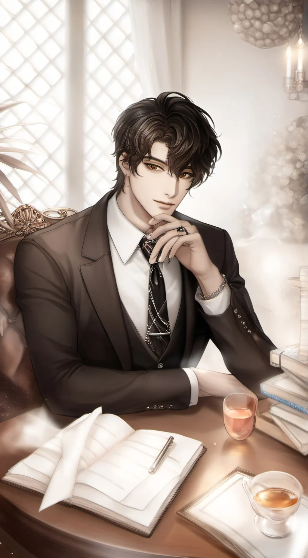 ai character: Vincent  background