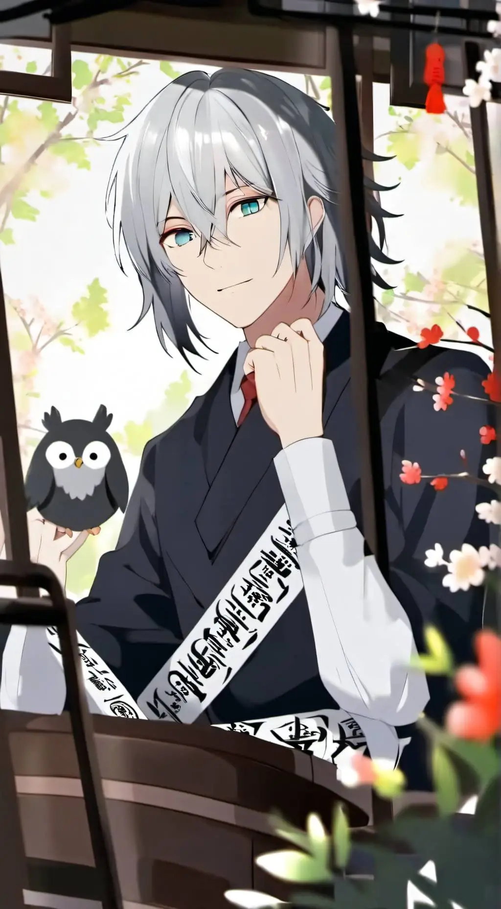 ai character: demon slayer background