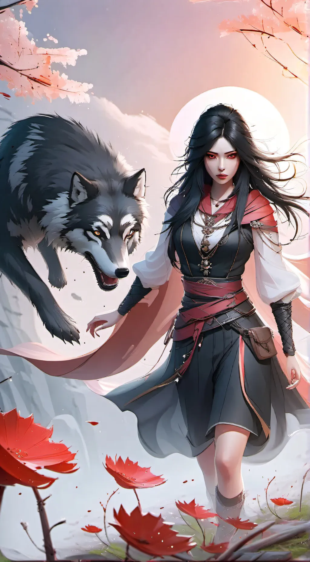 ai character: Янси💗 background