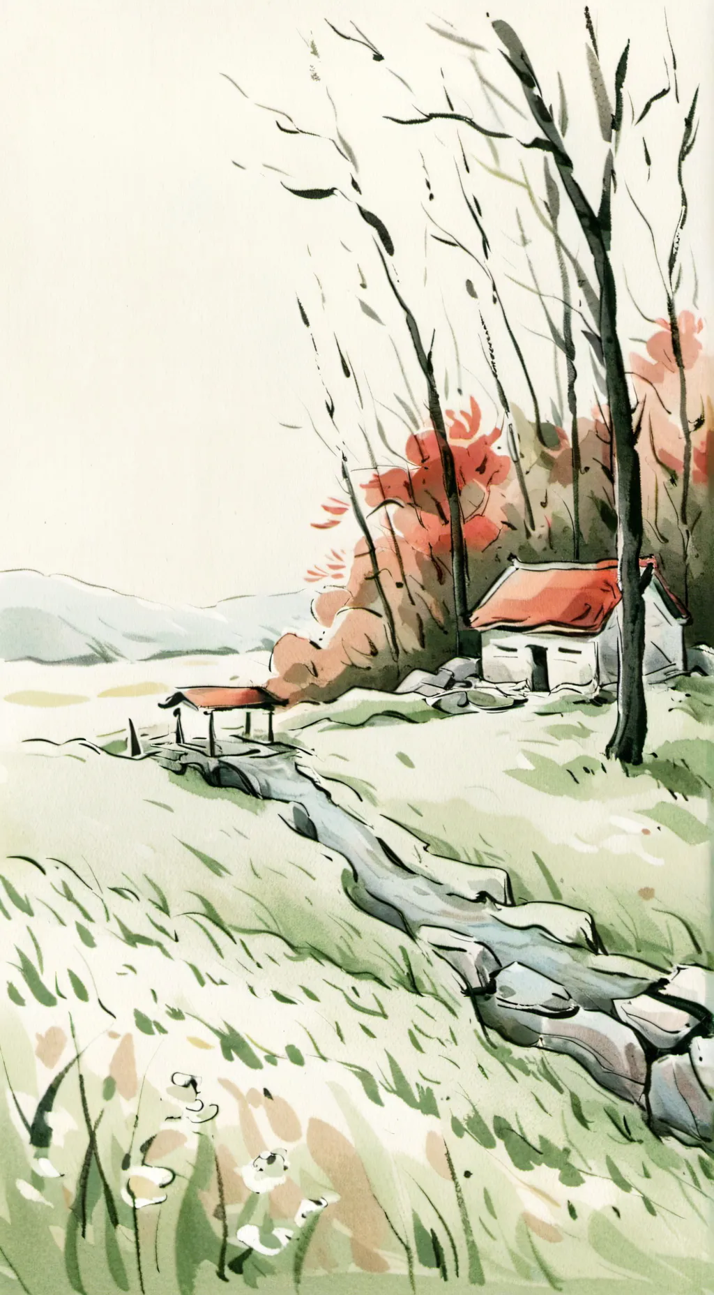 ai character: GO TOUCH GRASS background