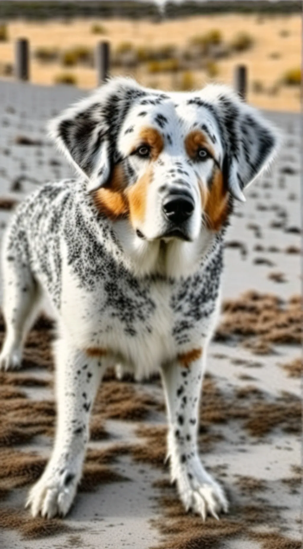 ai character: el perro granjero background