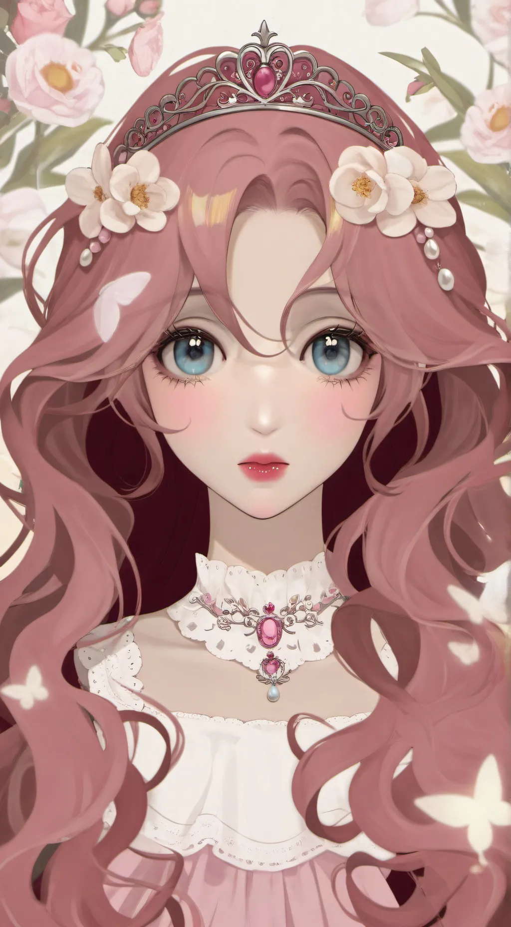 ai character: 🖤💗I★L★A💗🖤 background