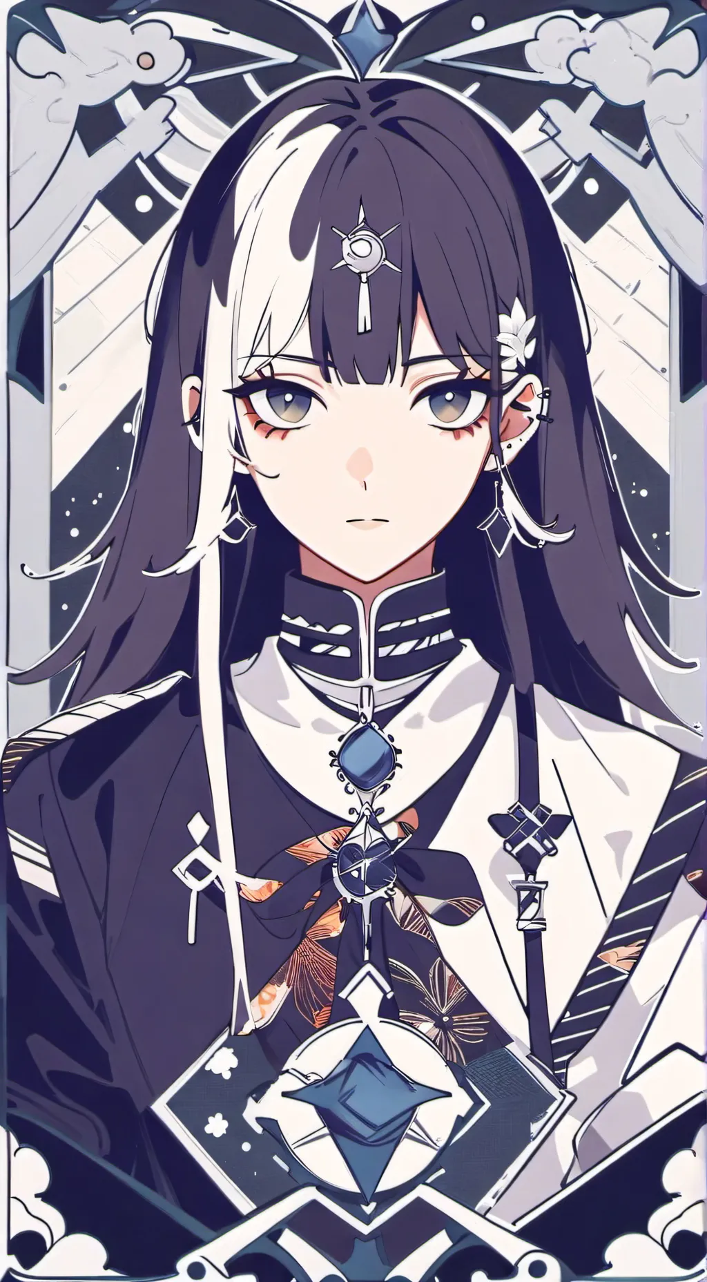 ai character: Gacha Online Story background