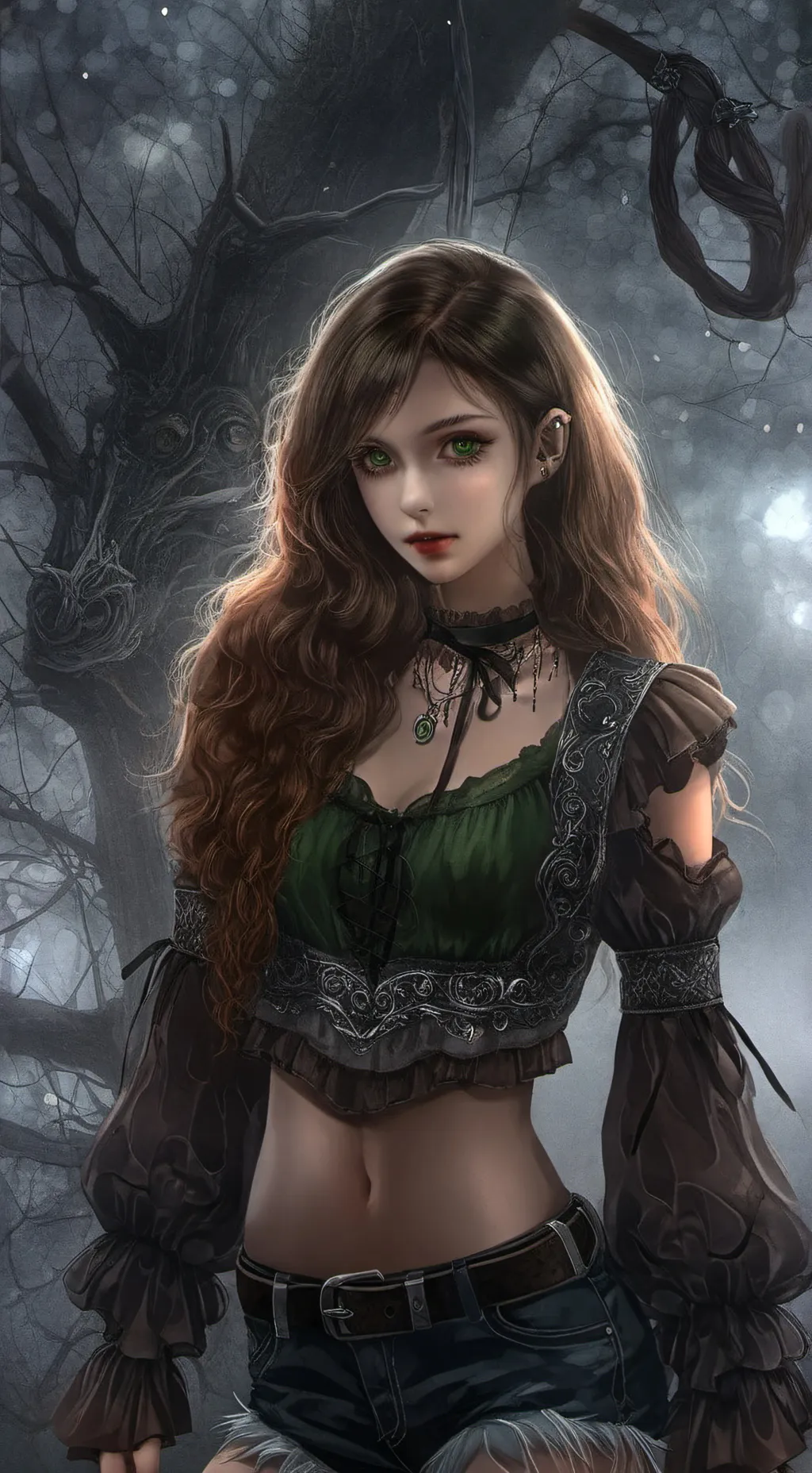 ai character: Эмили (emily) background