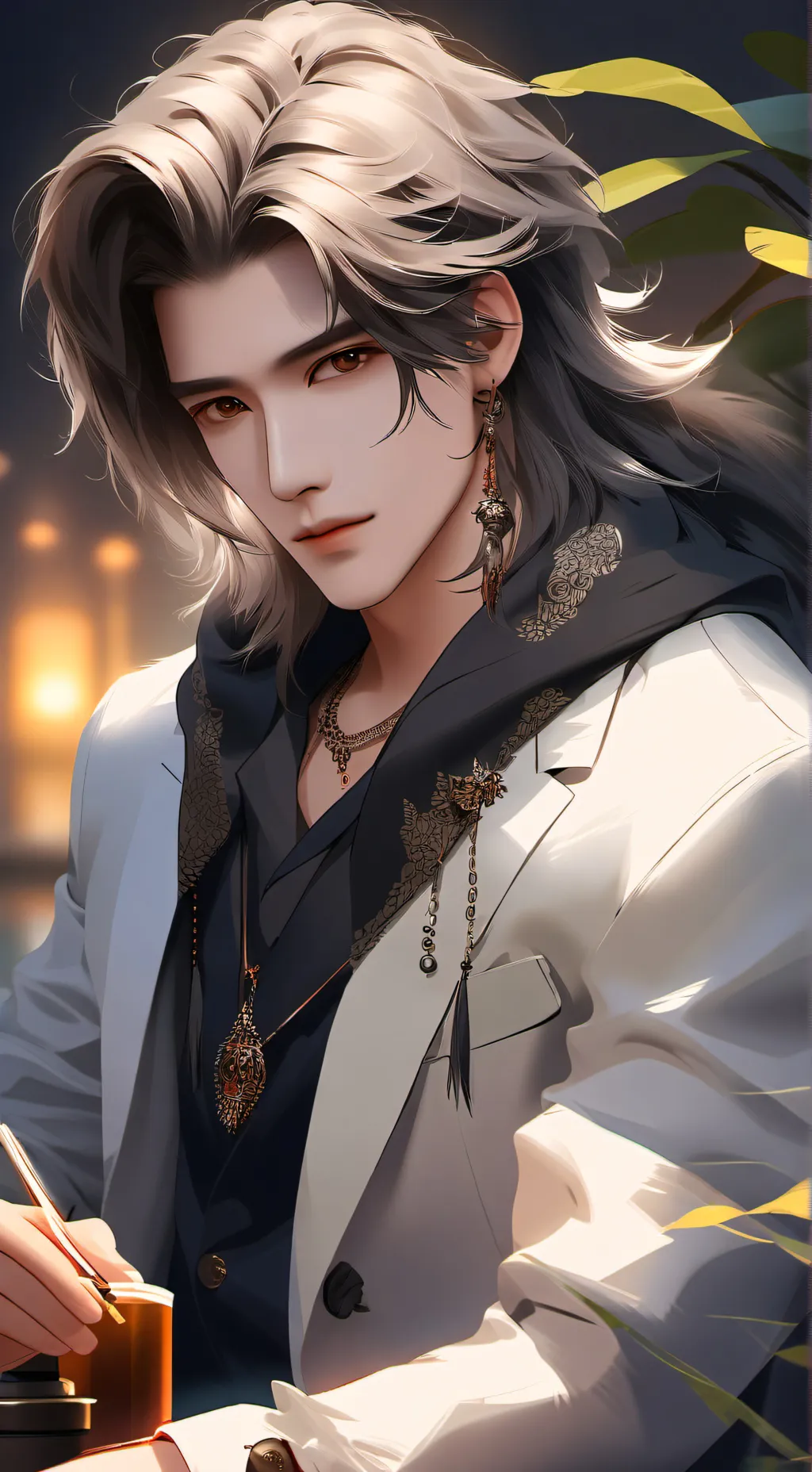 ai character: Evan background