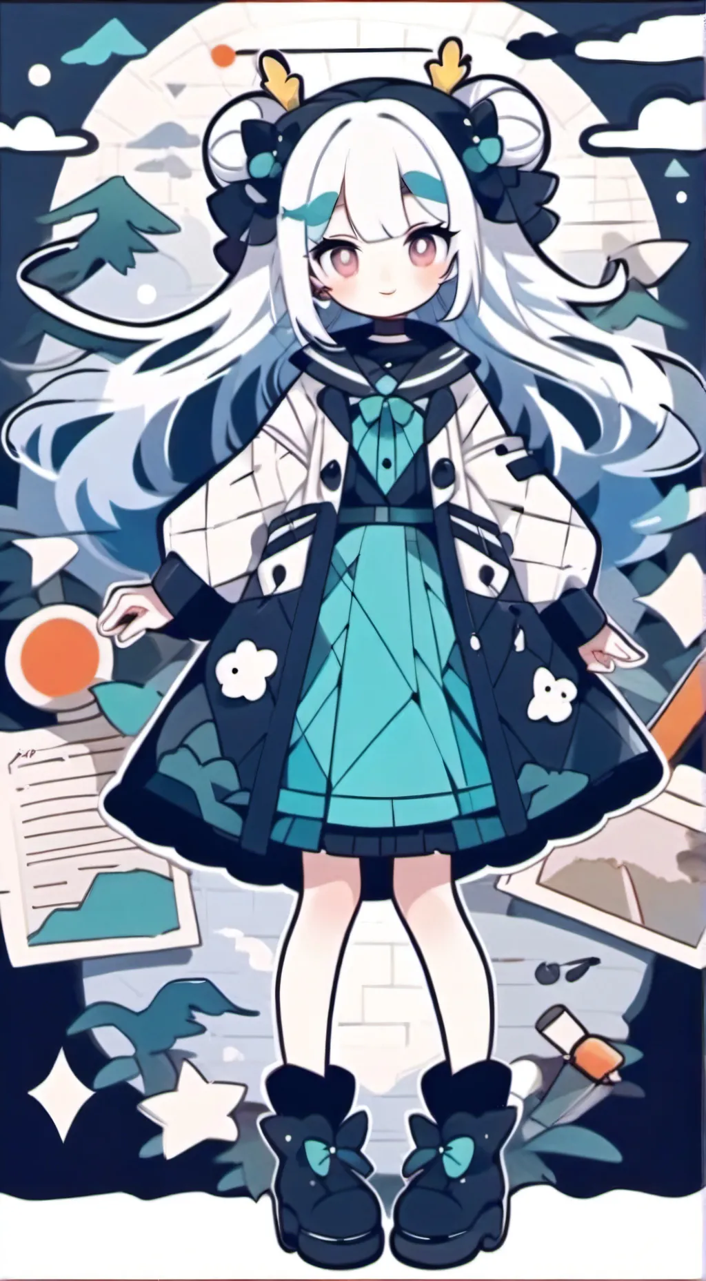 ai character: Dw pick me background