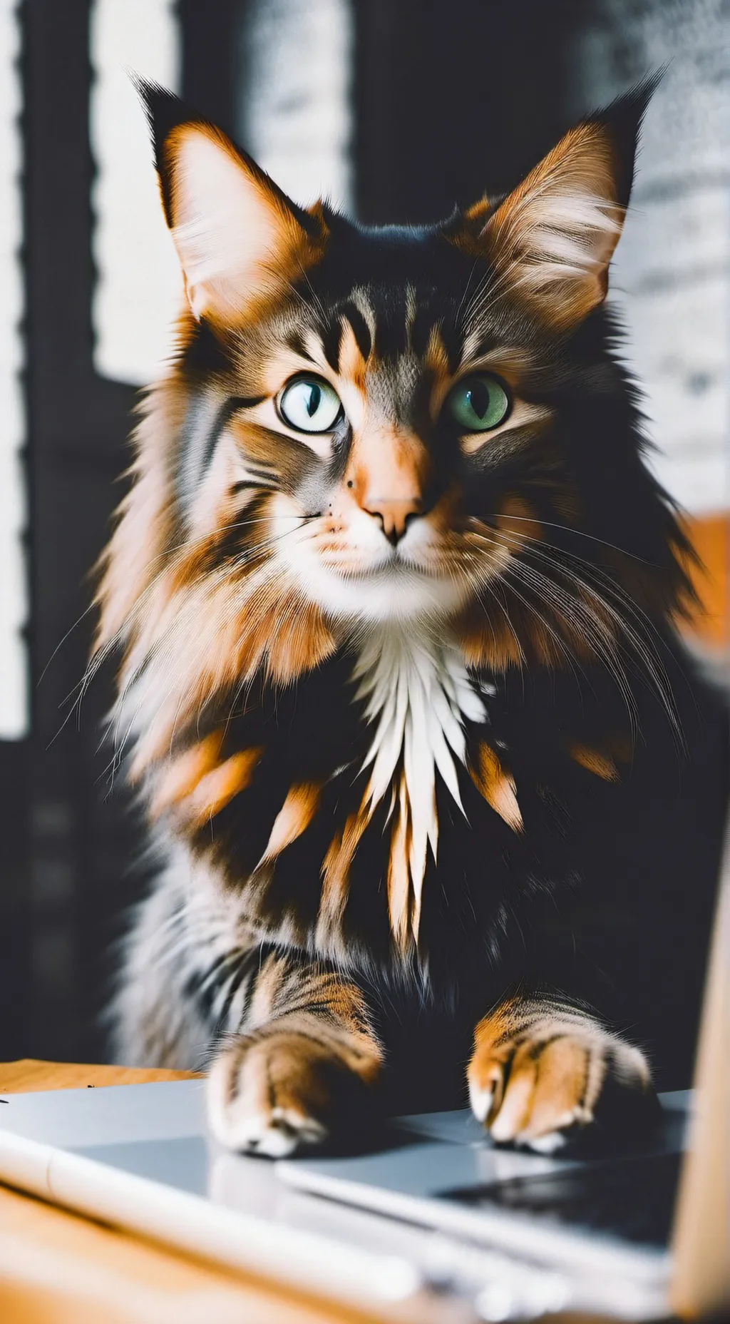 ai character: OrangeStream background