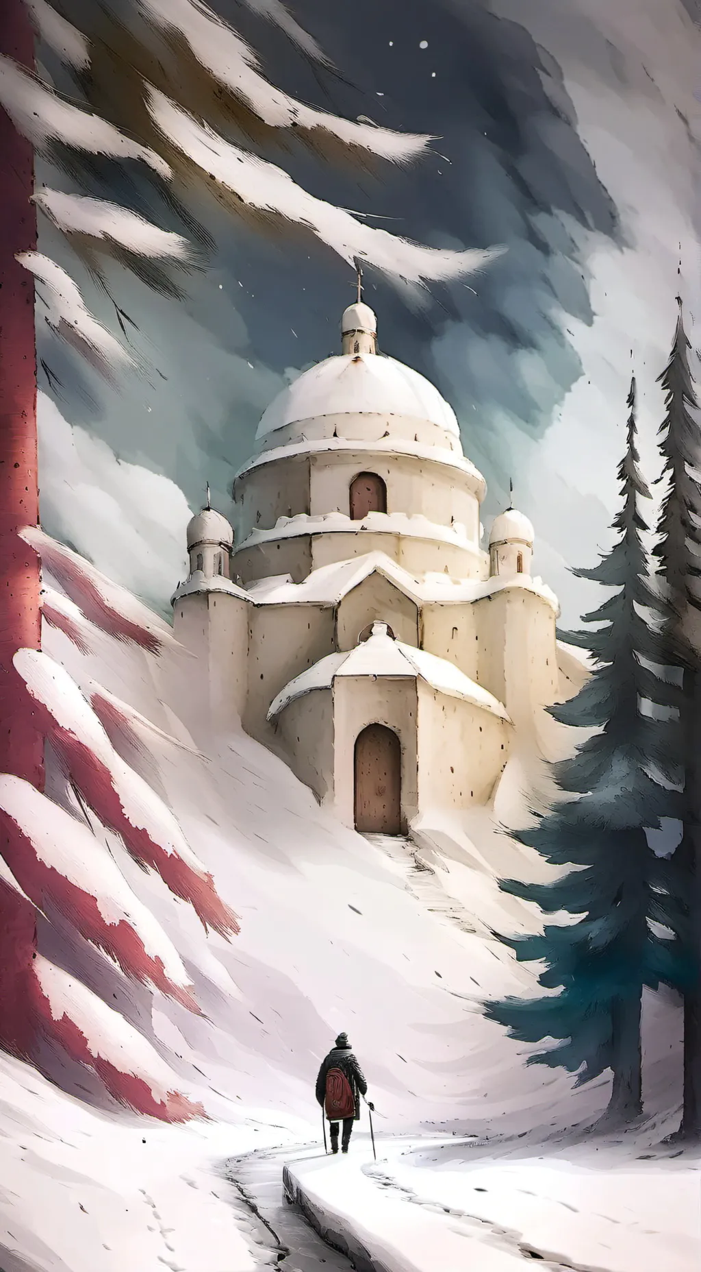 ai character: Mha cold background