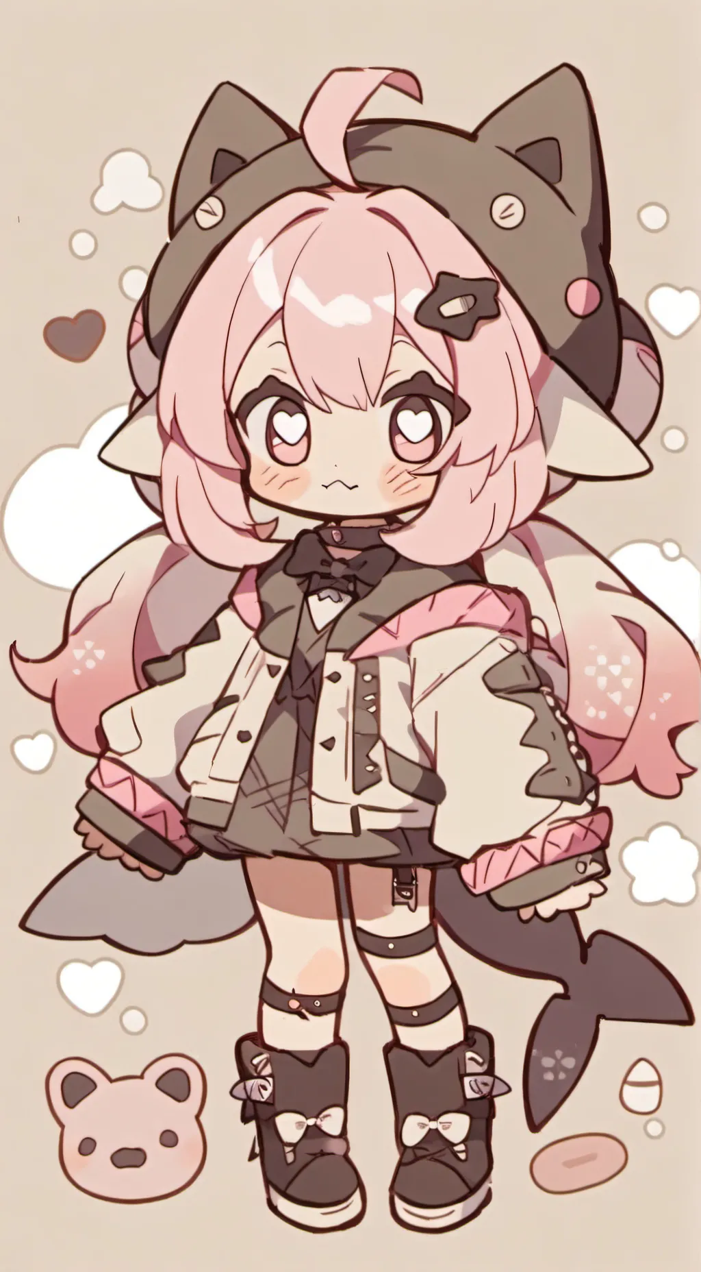 ai character: Toki  background