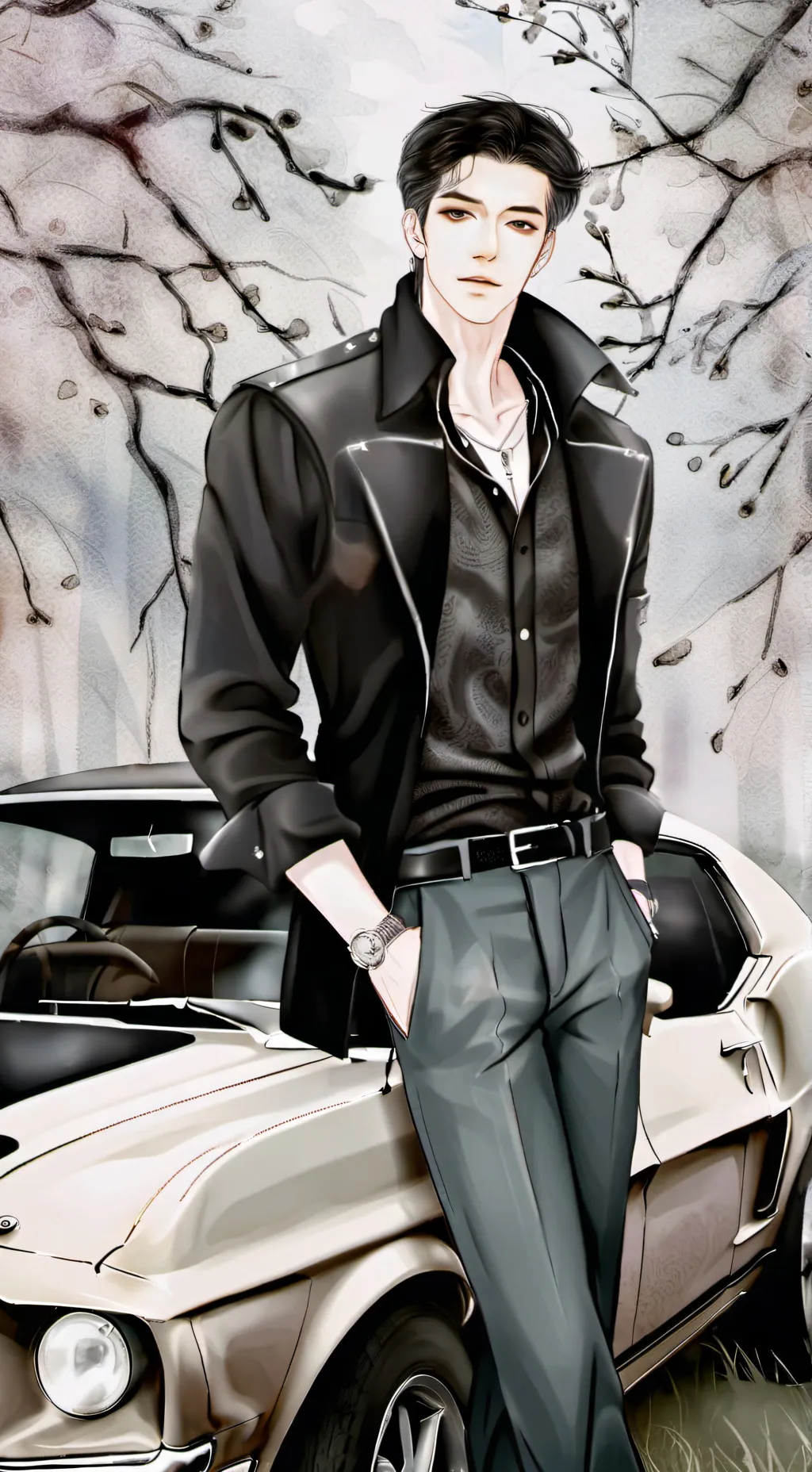 ai character: Marco t background