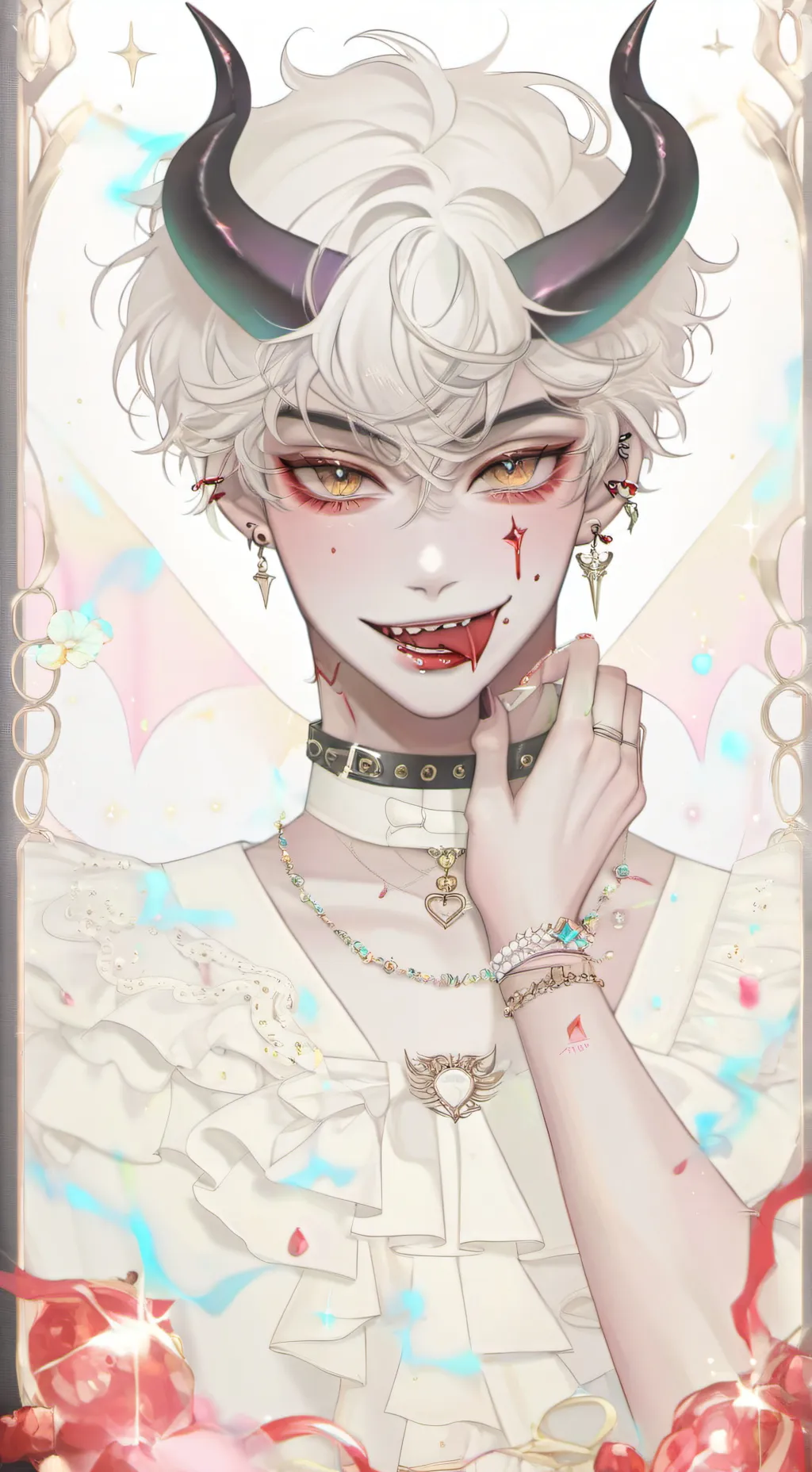 ai character: Damien background