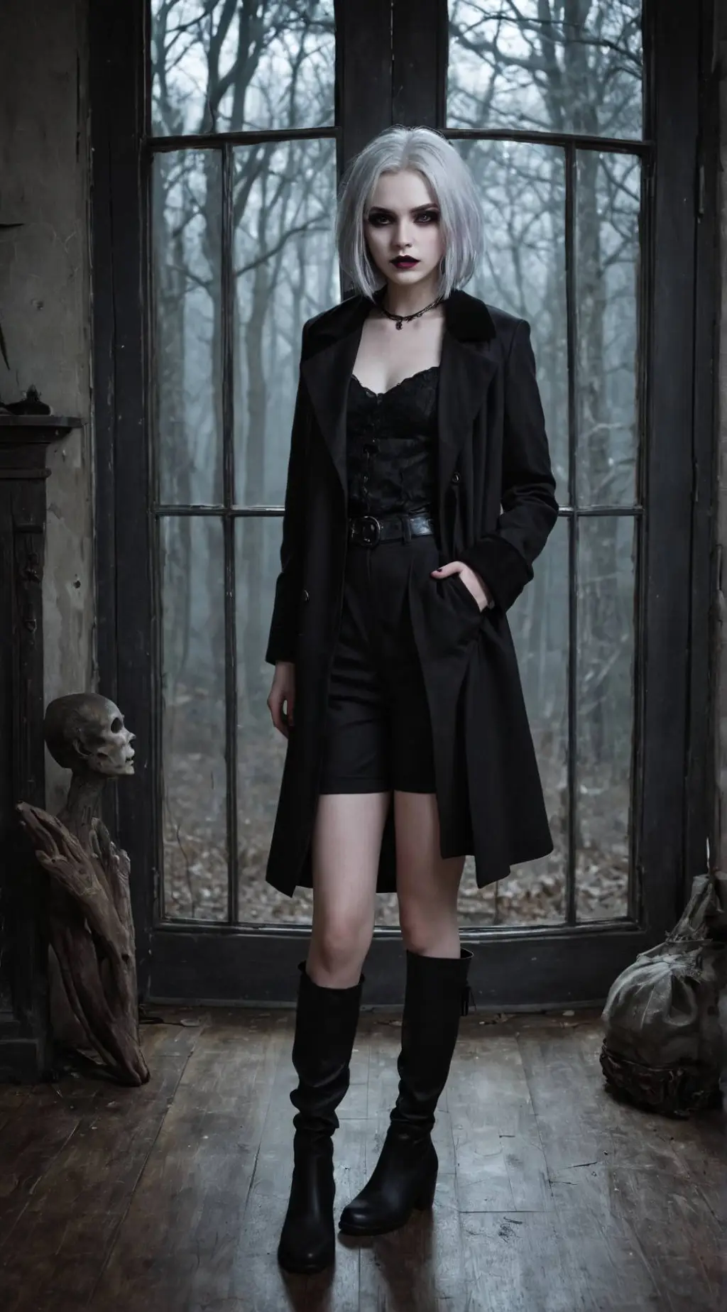 ai character: Кафка background