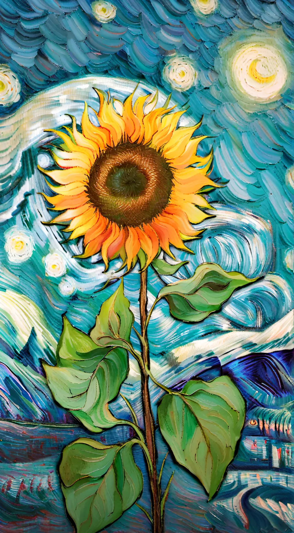 ai character: Girasol background