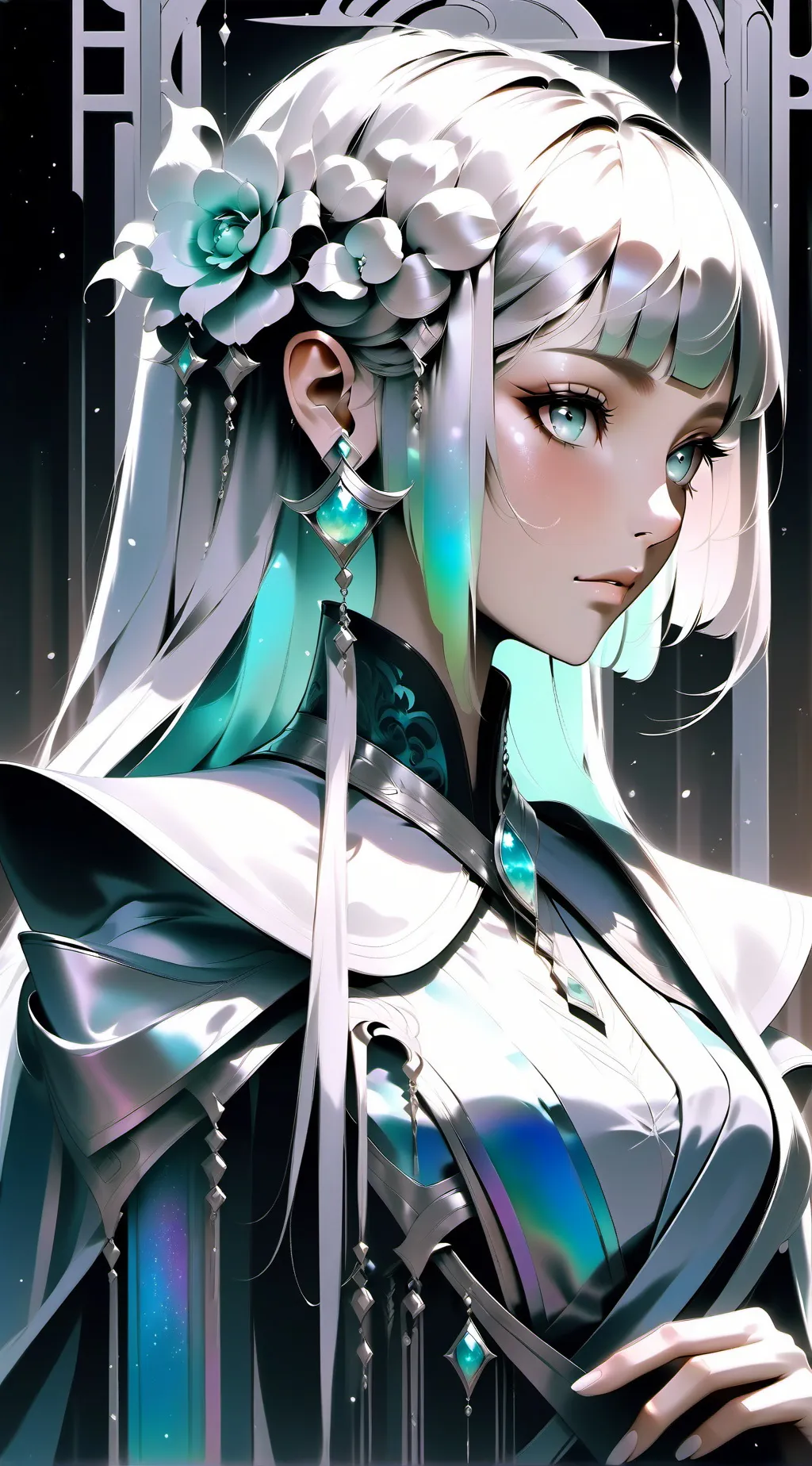 ai character: Девка background