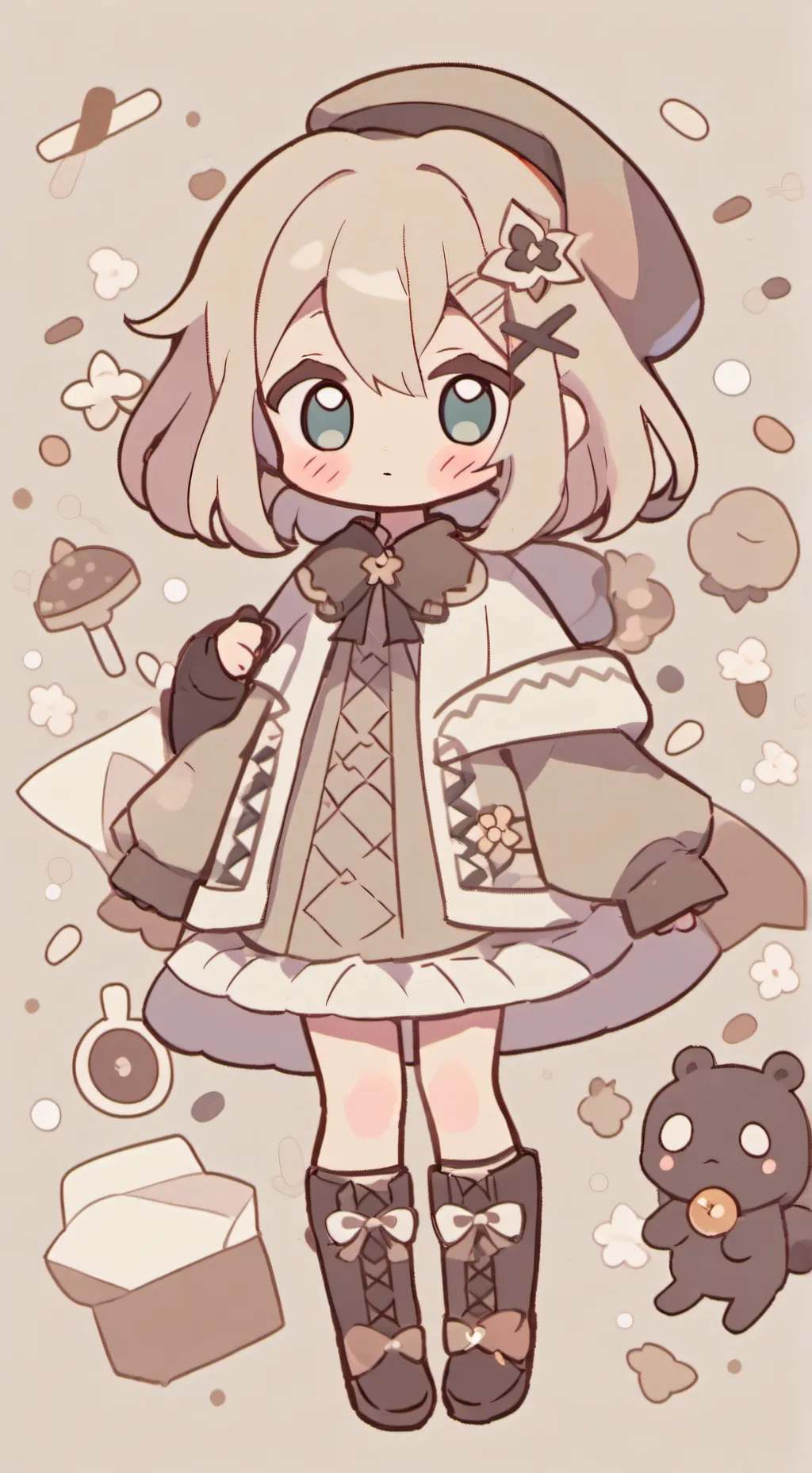 ai character: Dandys World! background