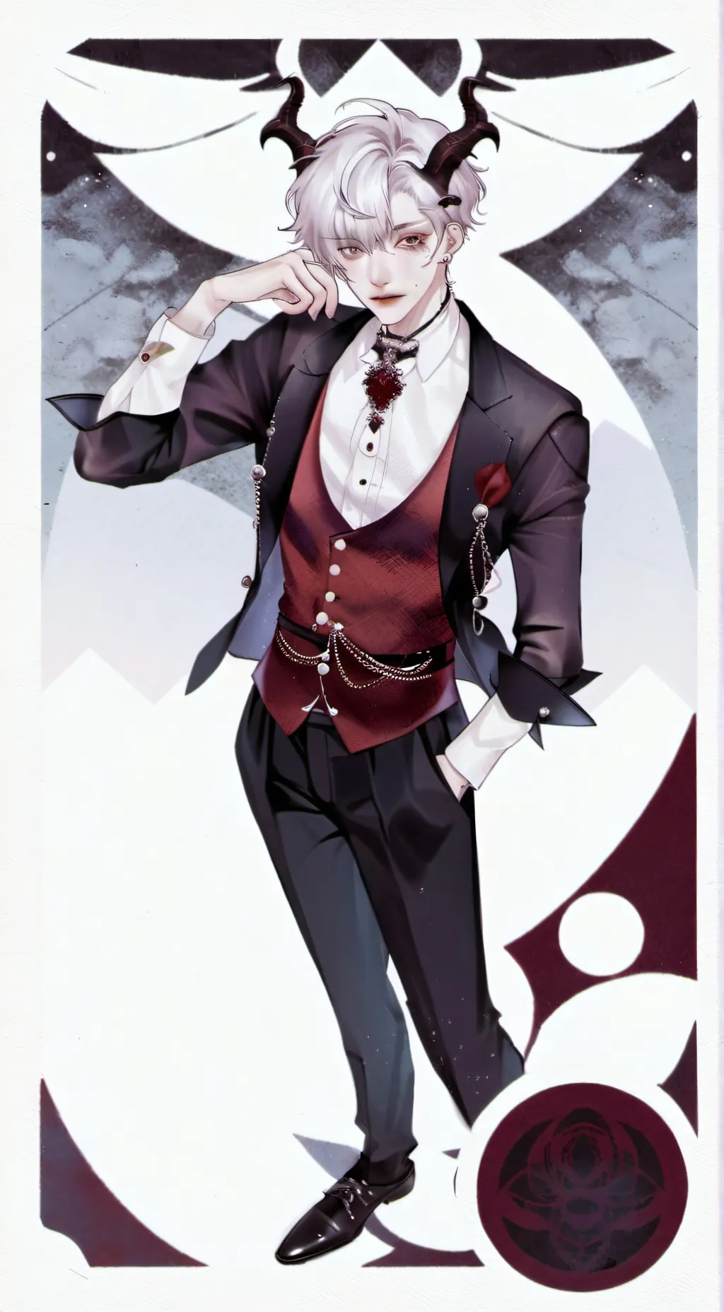 ai character: - A demon - background