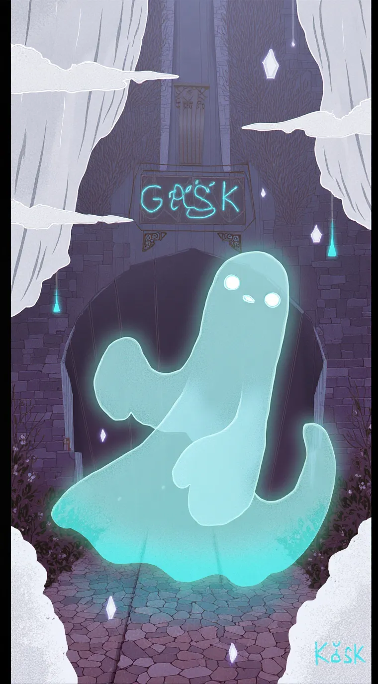 ai character: el fantasma mewing background