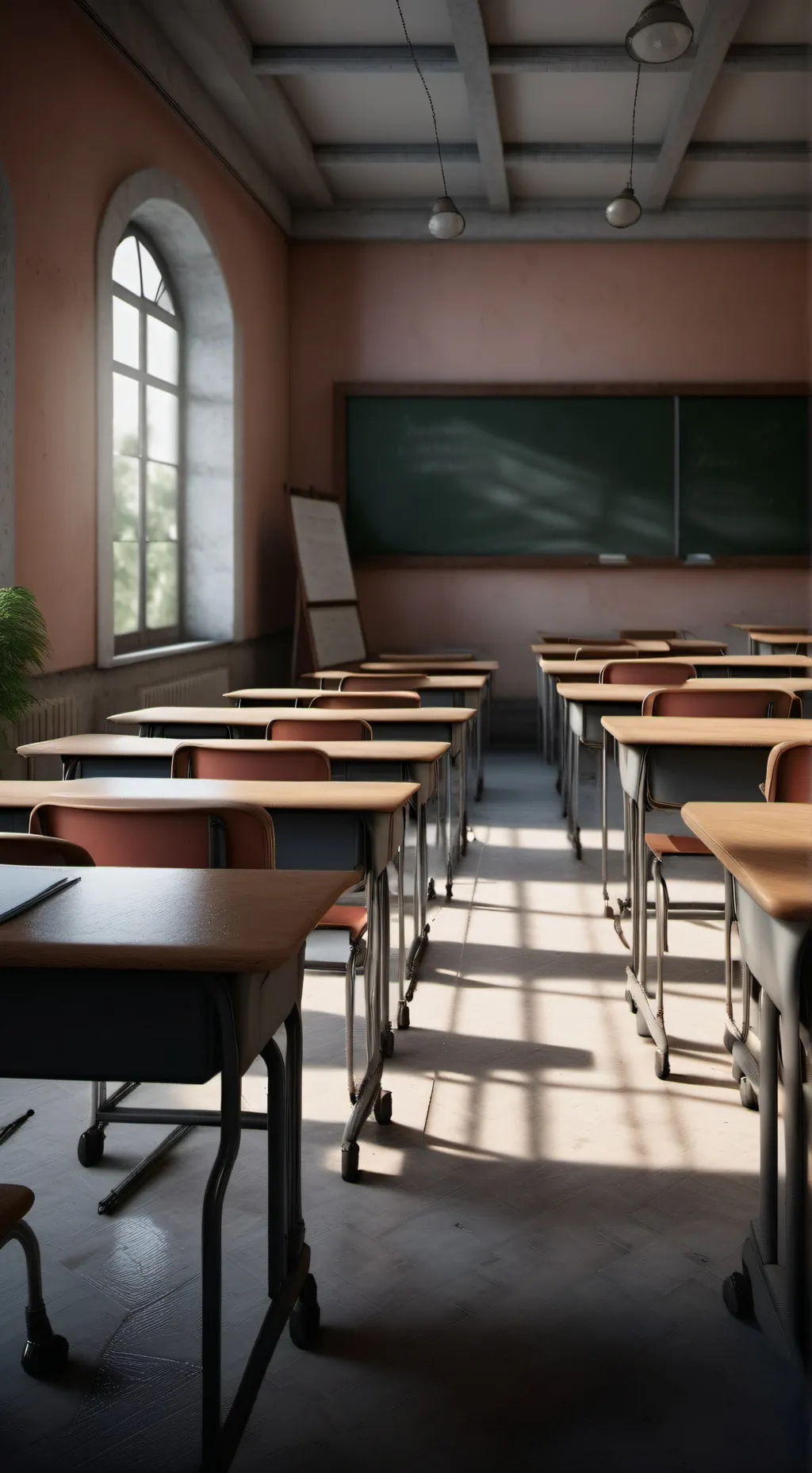 ai character: Strict School background